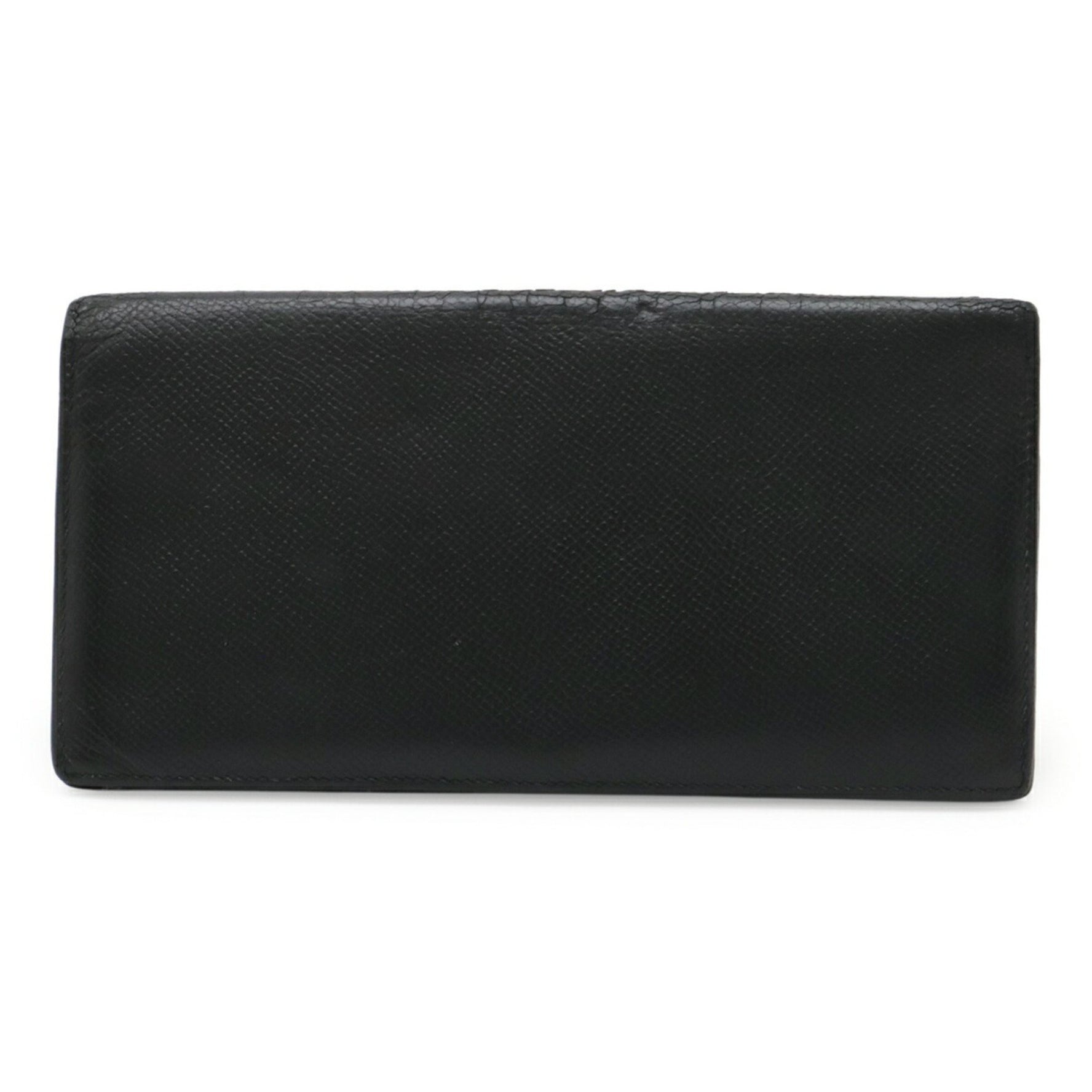 HERMES Mendel Long Wallet Bi-fold Veau Epsom Leather □L Engraved