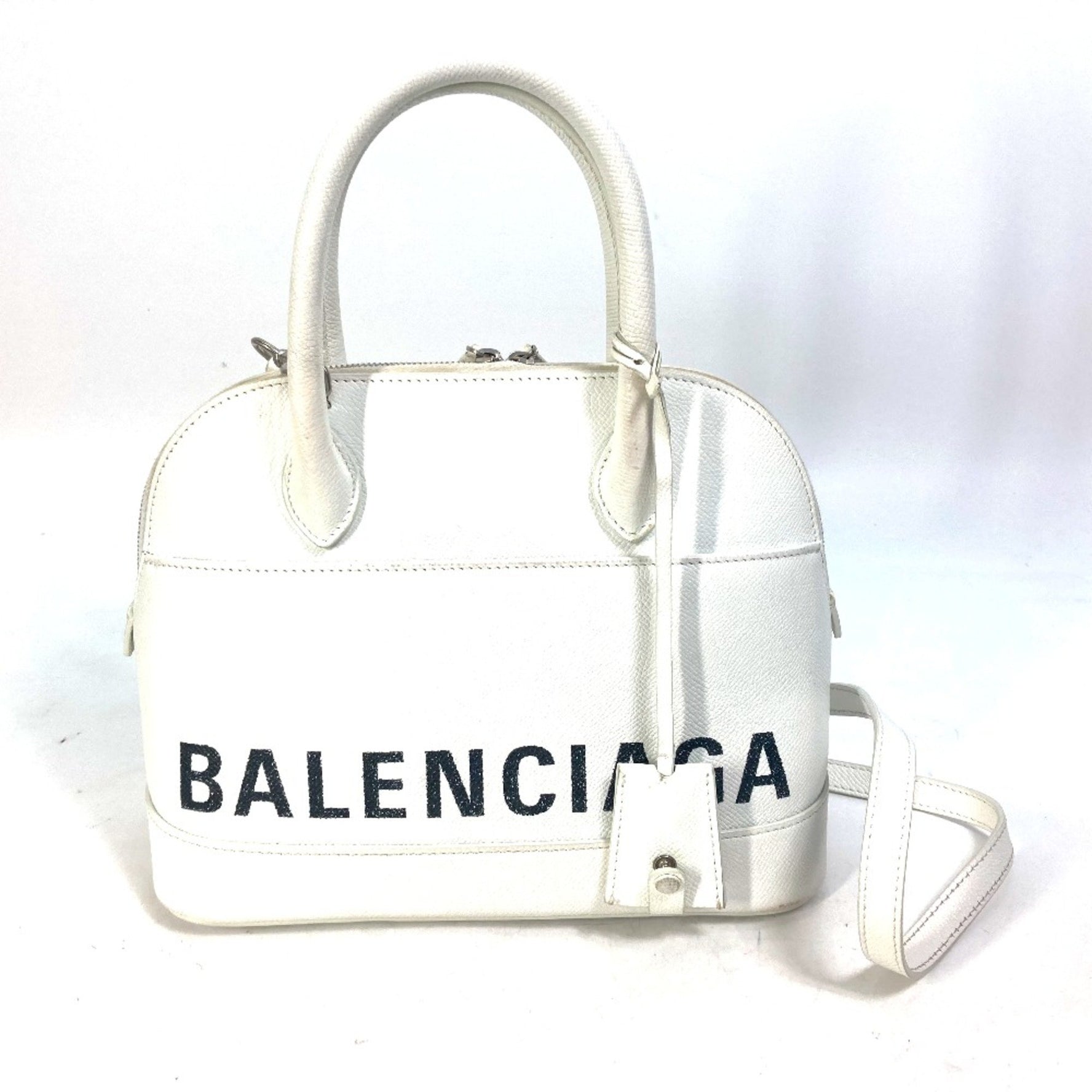 Balenciaga Bicolor bag 2WAY Bag Shoulder Bag Crossbody Hand Bag White Black