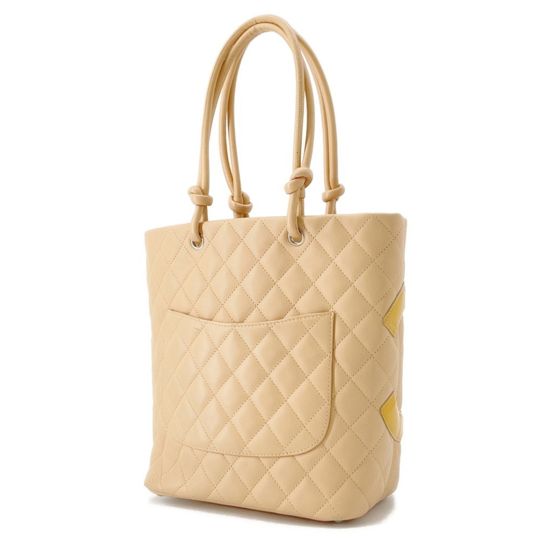 CHANEL Cambon Line Coco Mark Medium Tote Bag