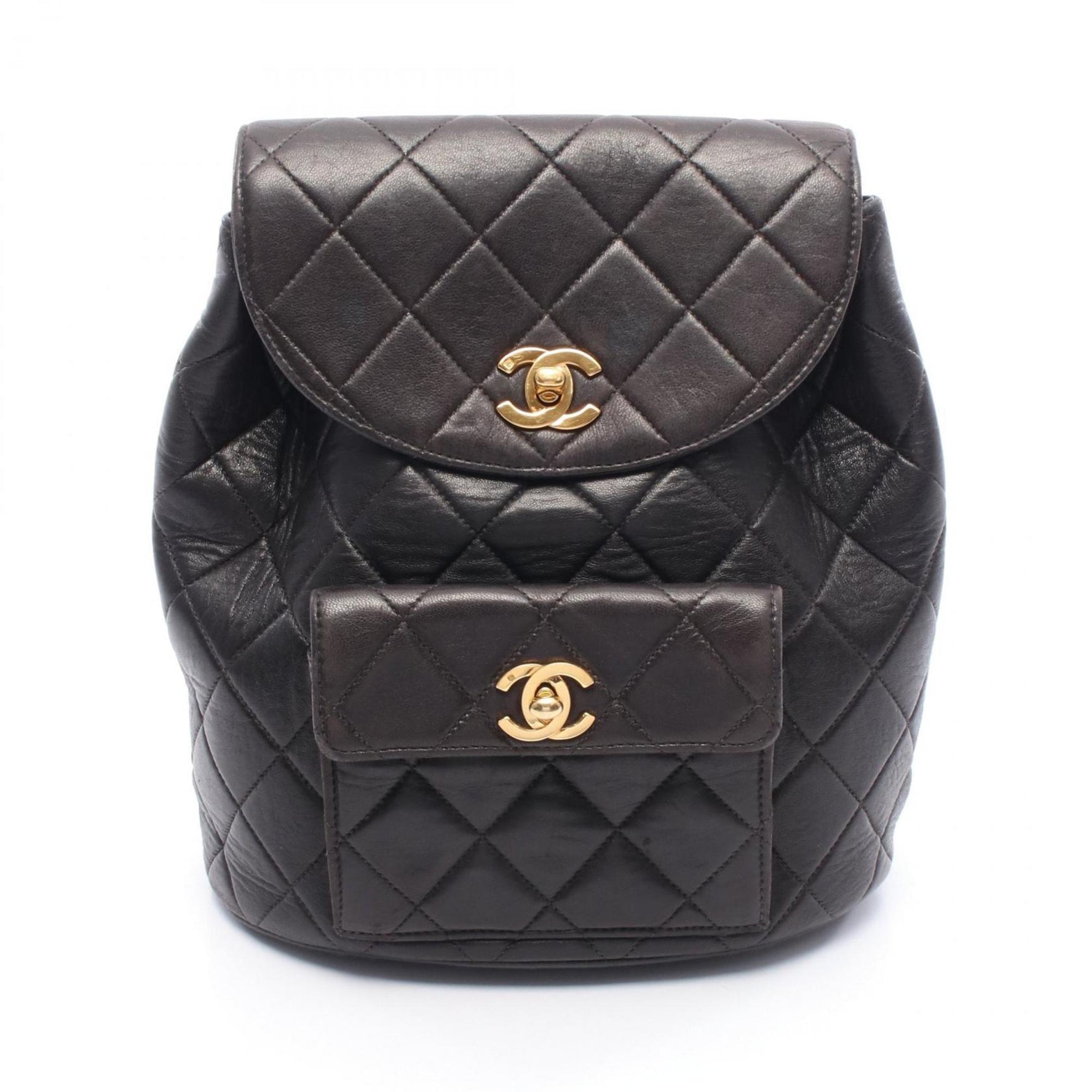 CHANEL Matelasse Backpack Bag in Lambskin Leather