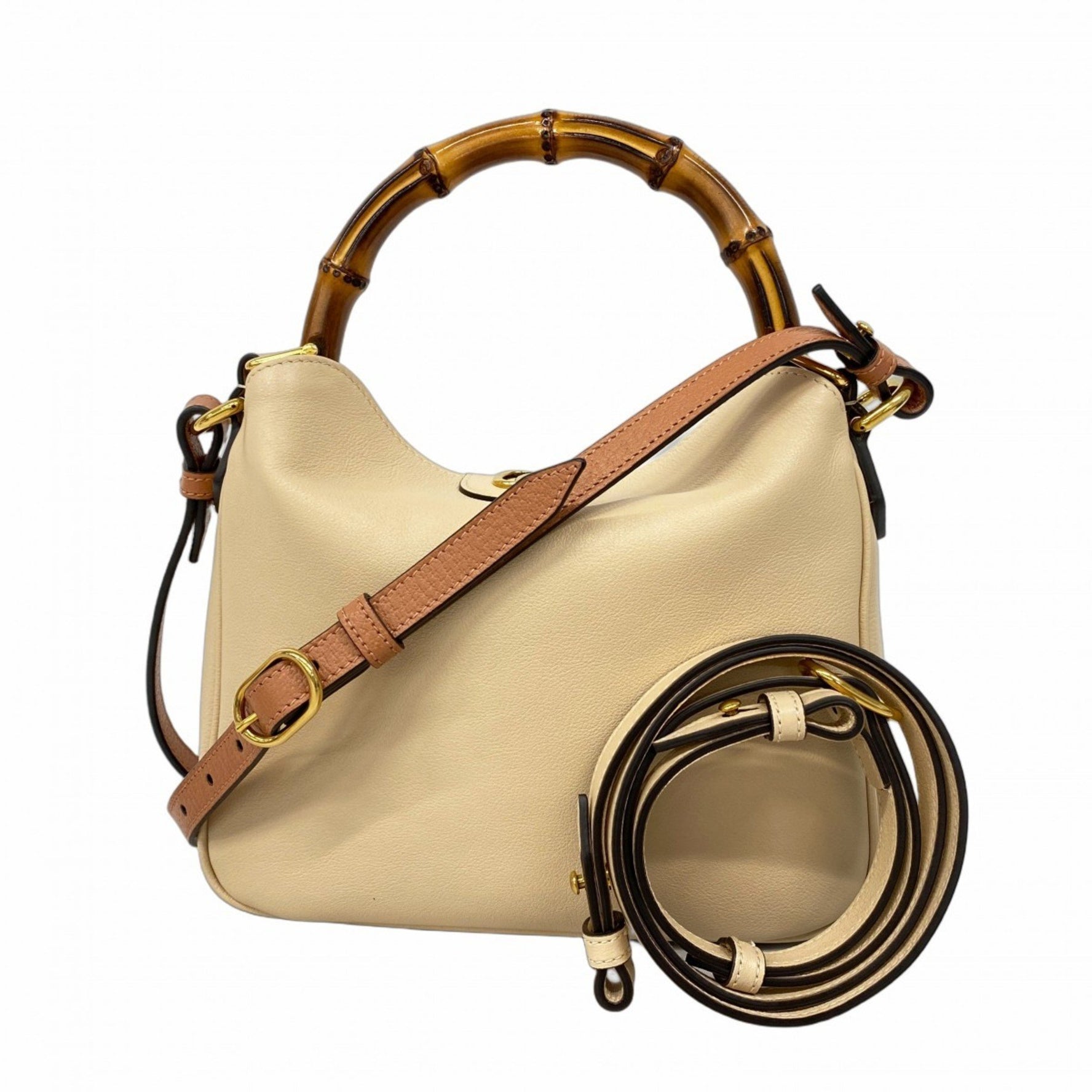 Gucci Bamboo Diana Small Handbag Leather, Bag