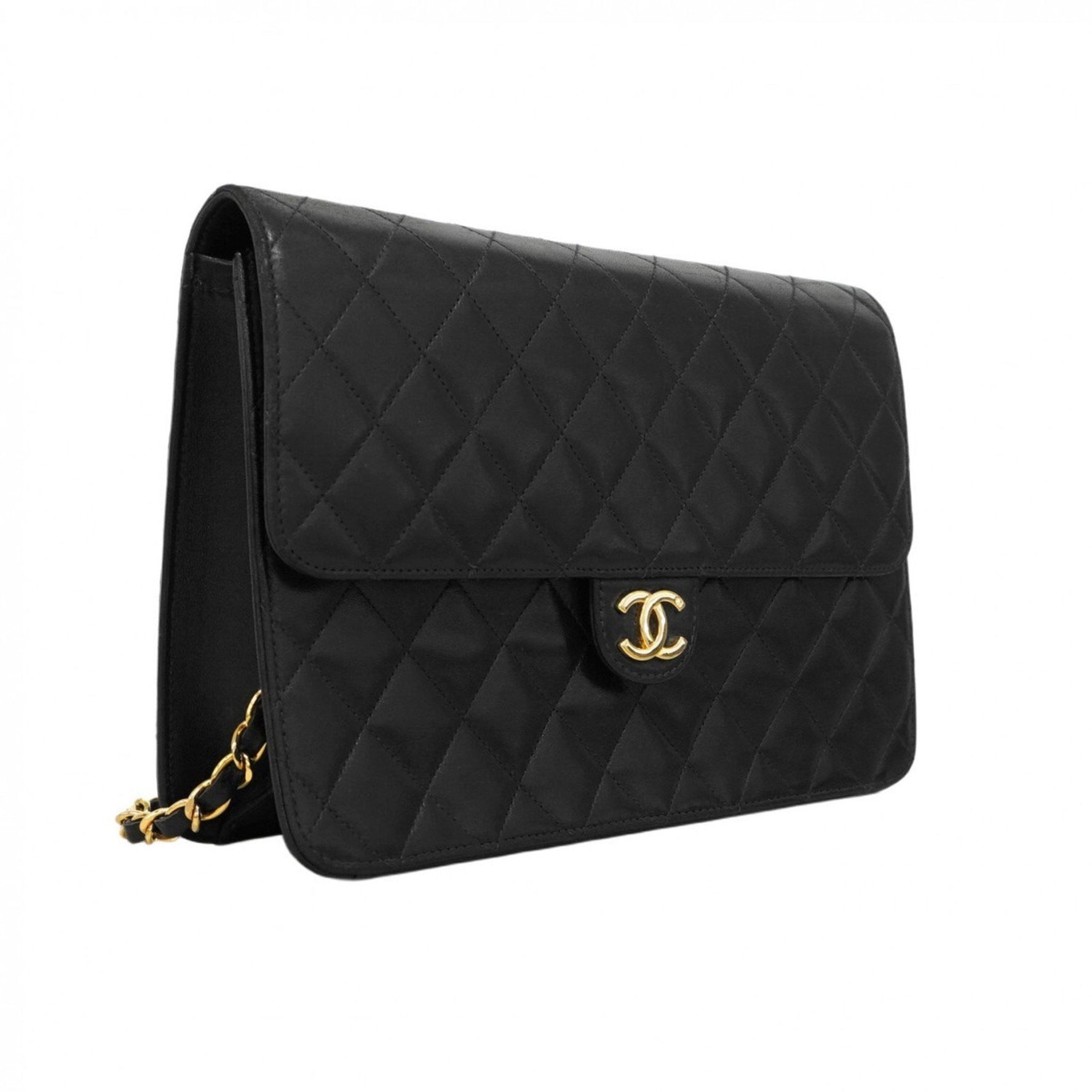 Chanel Matelasse Shoulder Bag with Chain Bag, Lambskin