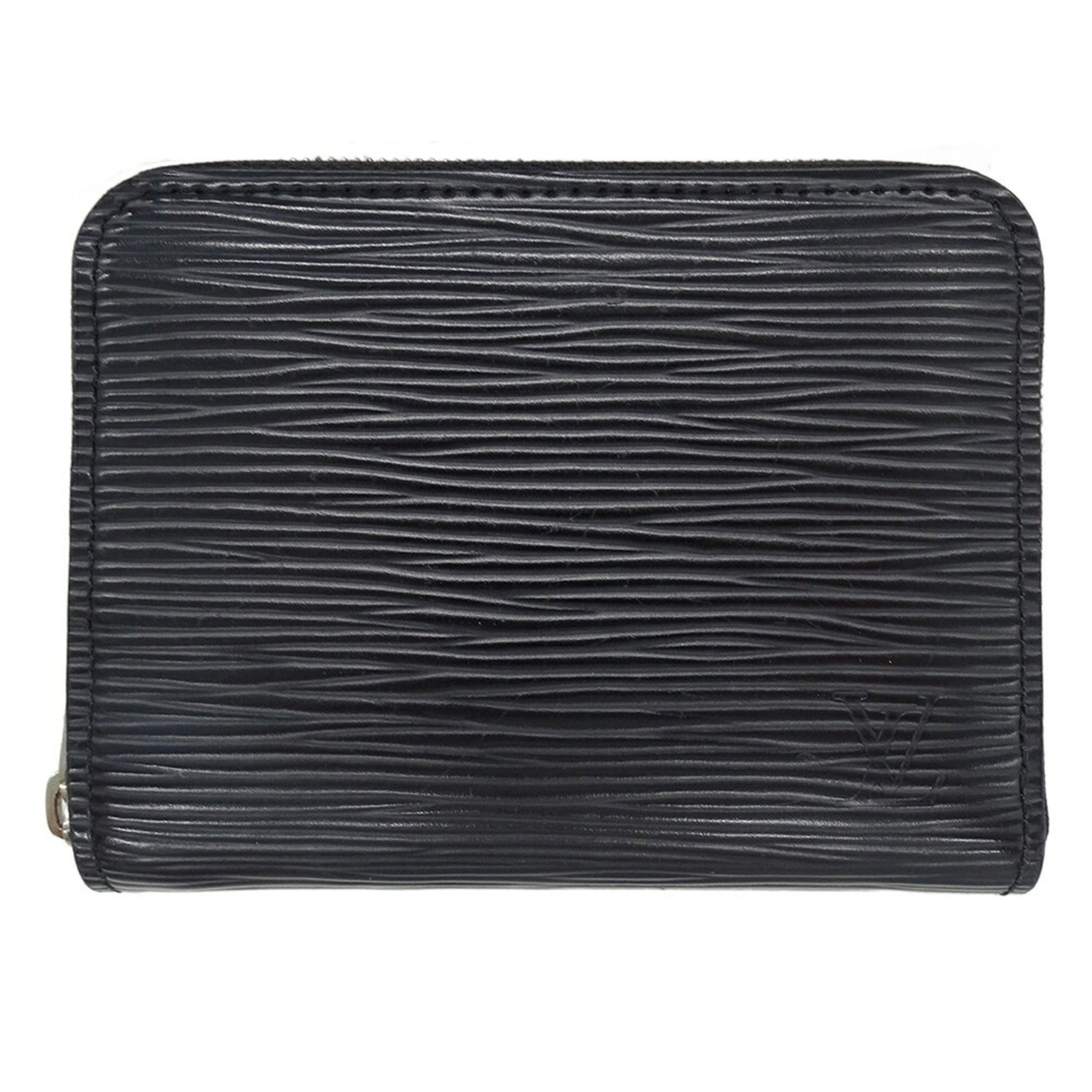 Louis Vuitton Epi Zippy Coin Purse in Noir, M60152 TS2171, Compact, for Men and Women