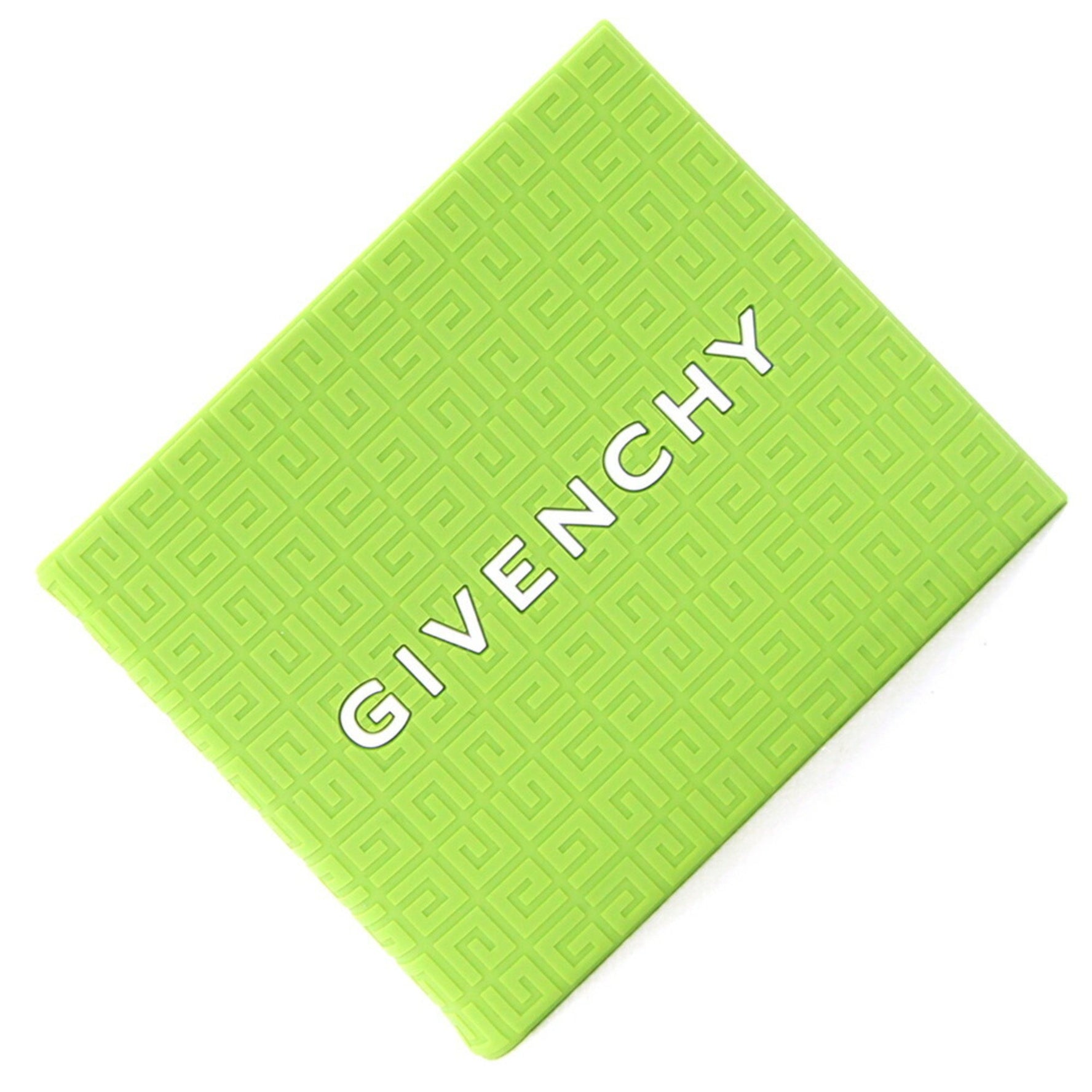 Givenchy Bi-fold Wallet 358 Light Green Rubber Compact Mini