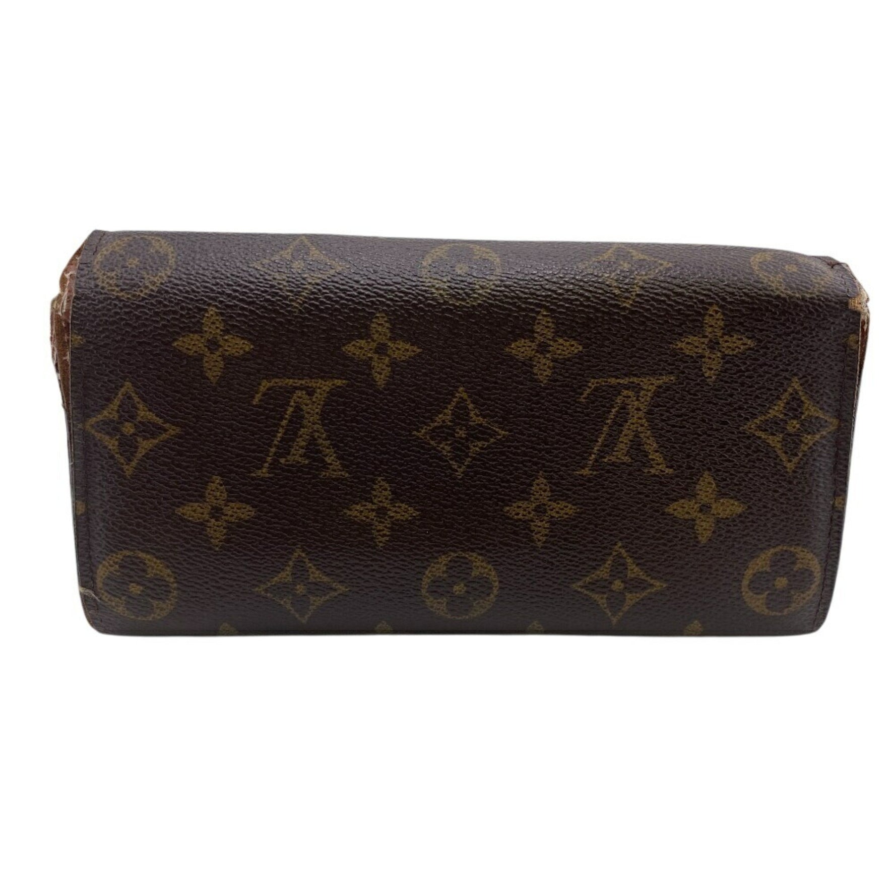 LOUIS VUITTON Wallet M61734 Portefeuille Sarah Brown Monogram Long Unisex
