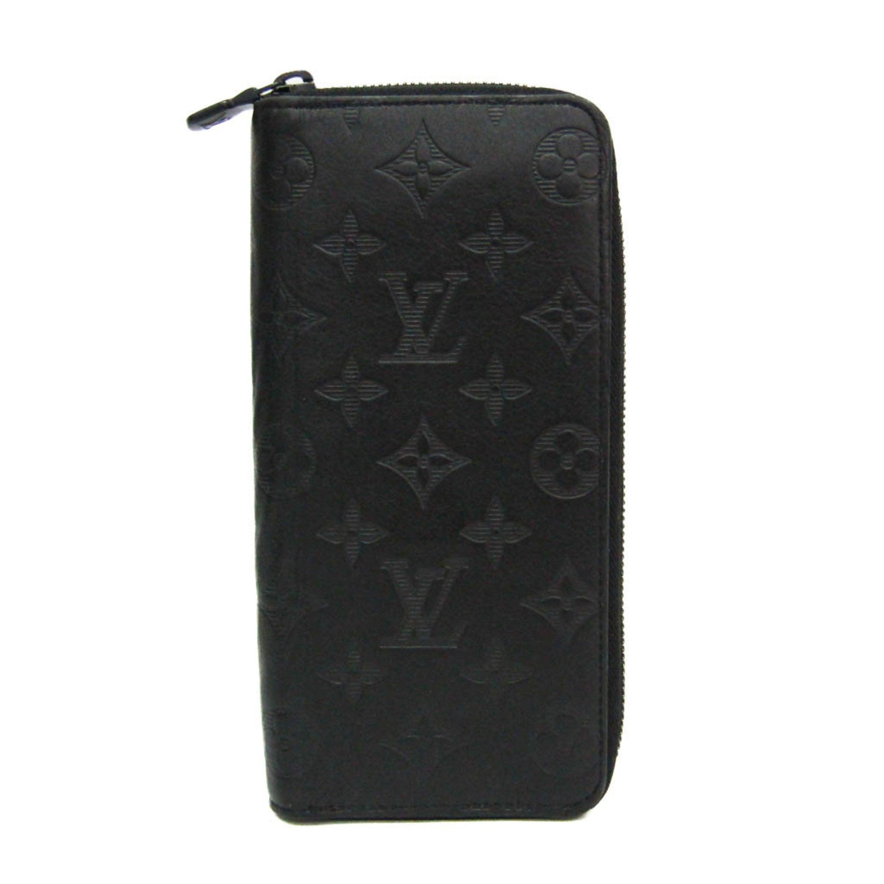 Louis Vuitton Zippy Wallet Vertical Monogram Shadow Women,Men Monogram Long Wallet (bi-fold)