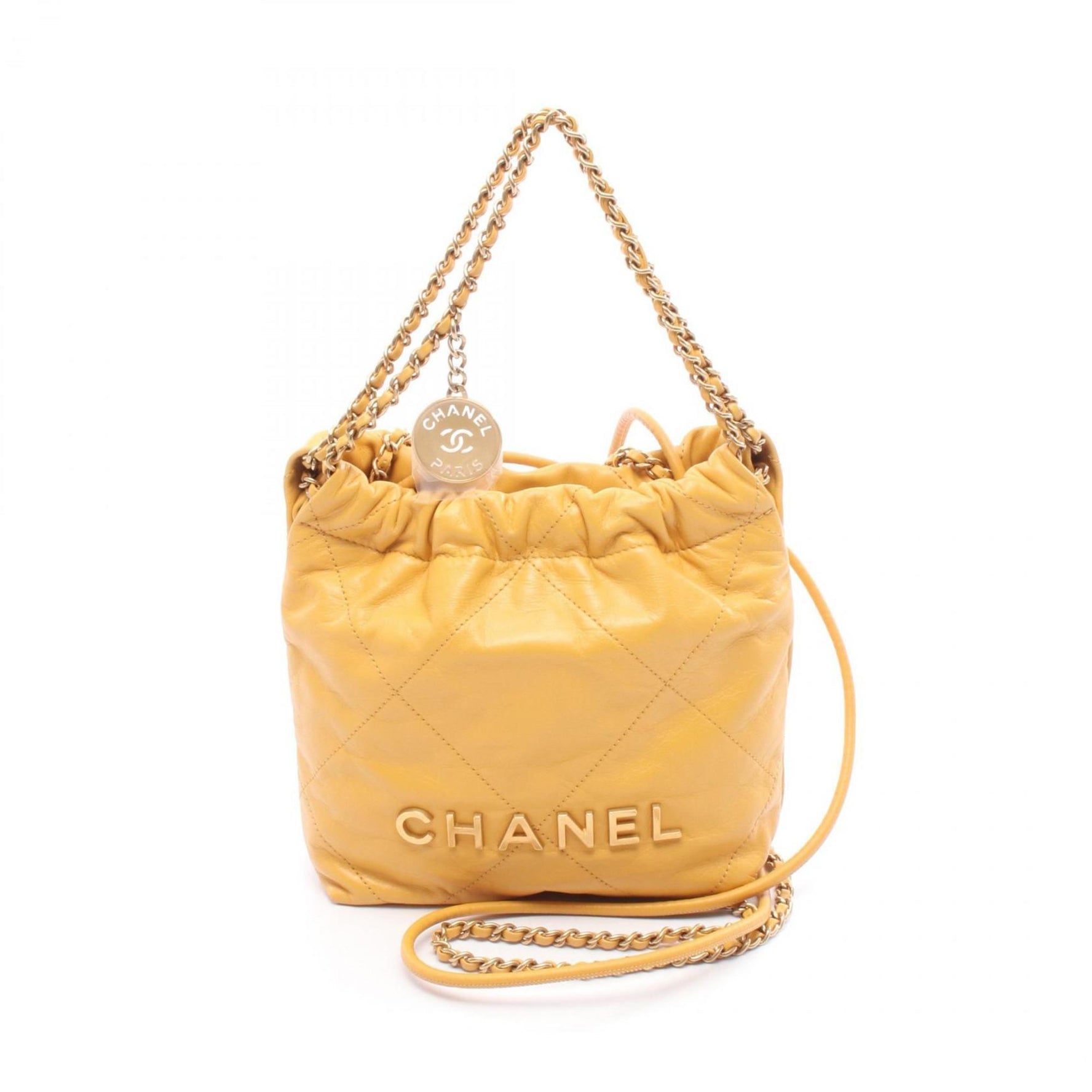 CHANEL 22 Mini Shoulder Bag in Lambskin Leather