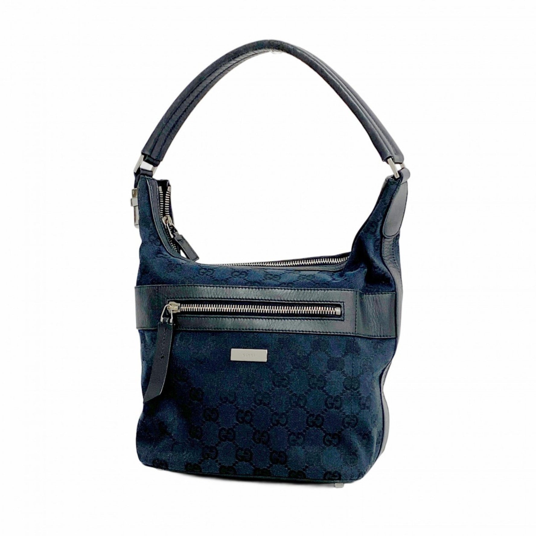 Gucci GG Canvas Handbag 001 4299 Black Women's