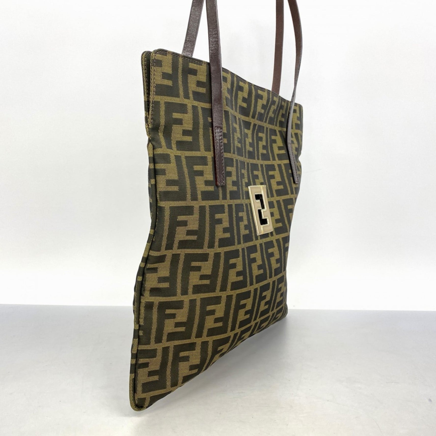 Fendi Zucca nylon canvas tote bag