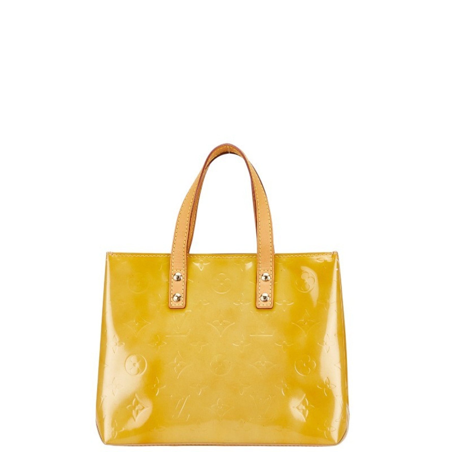 Louis Vuitton Monogram Vernis Reed PM Handbag Patent Leather LOUIS VUITTON