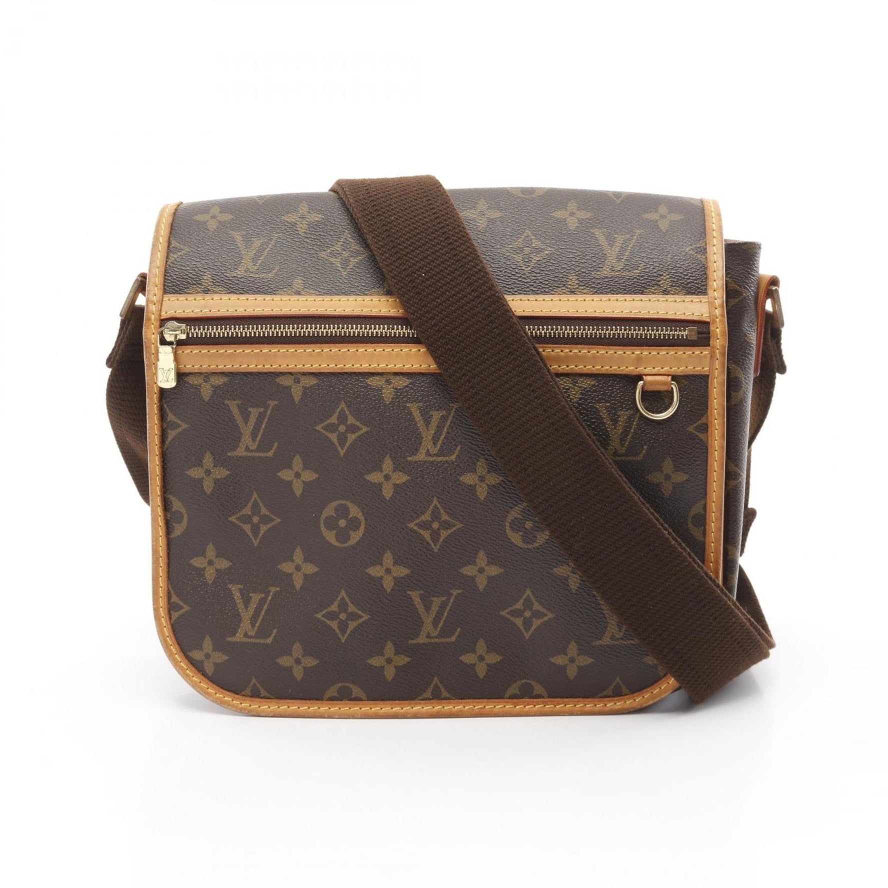 Louis Vuitton PM Bosphore Shoulder Bag Coated Canvas Leather Monogram