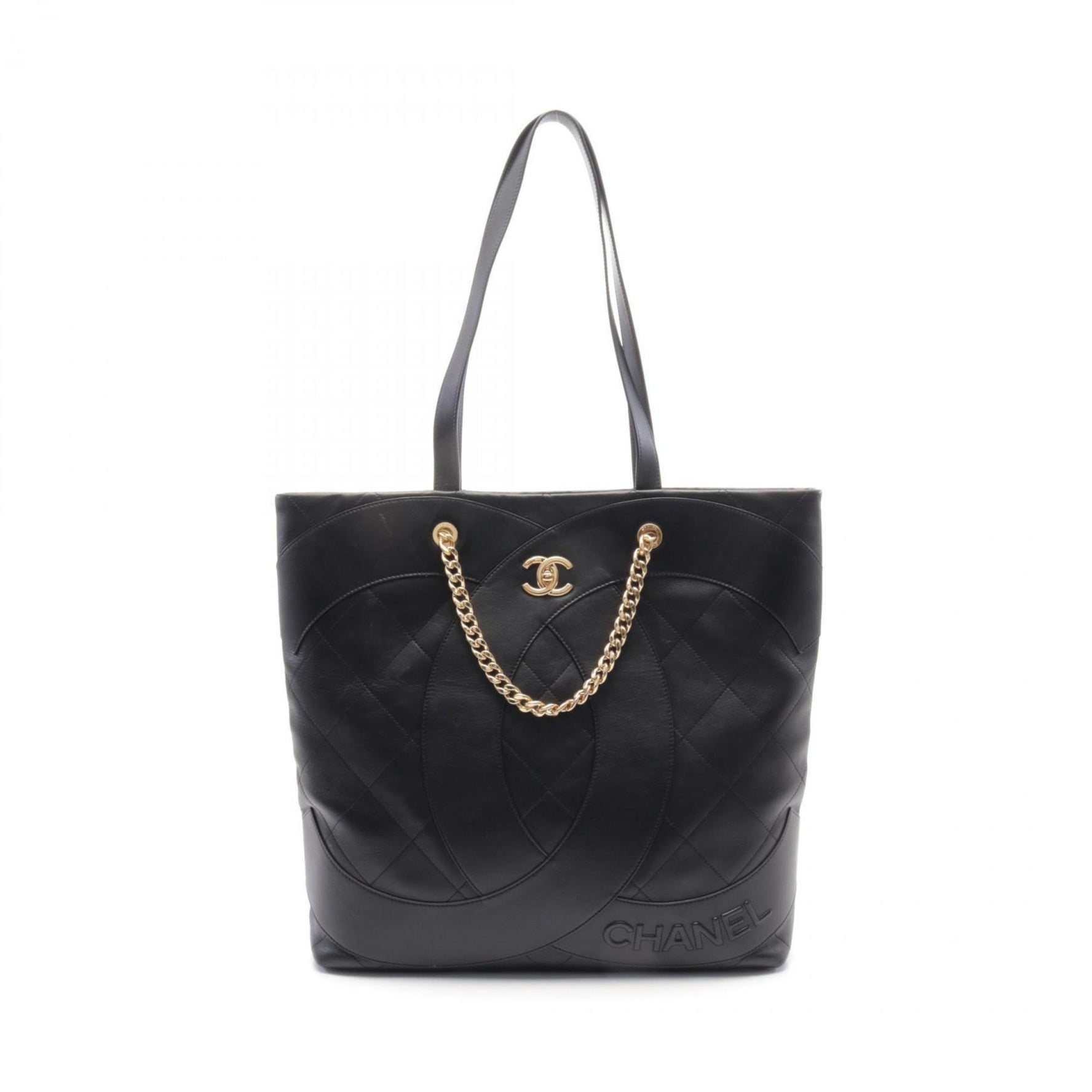 CHANEL Matelasse Tote Bag Leather