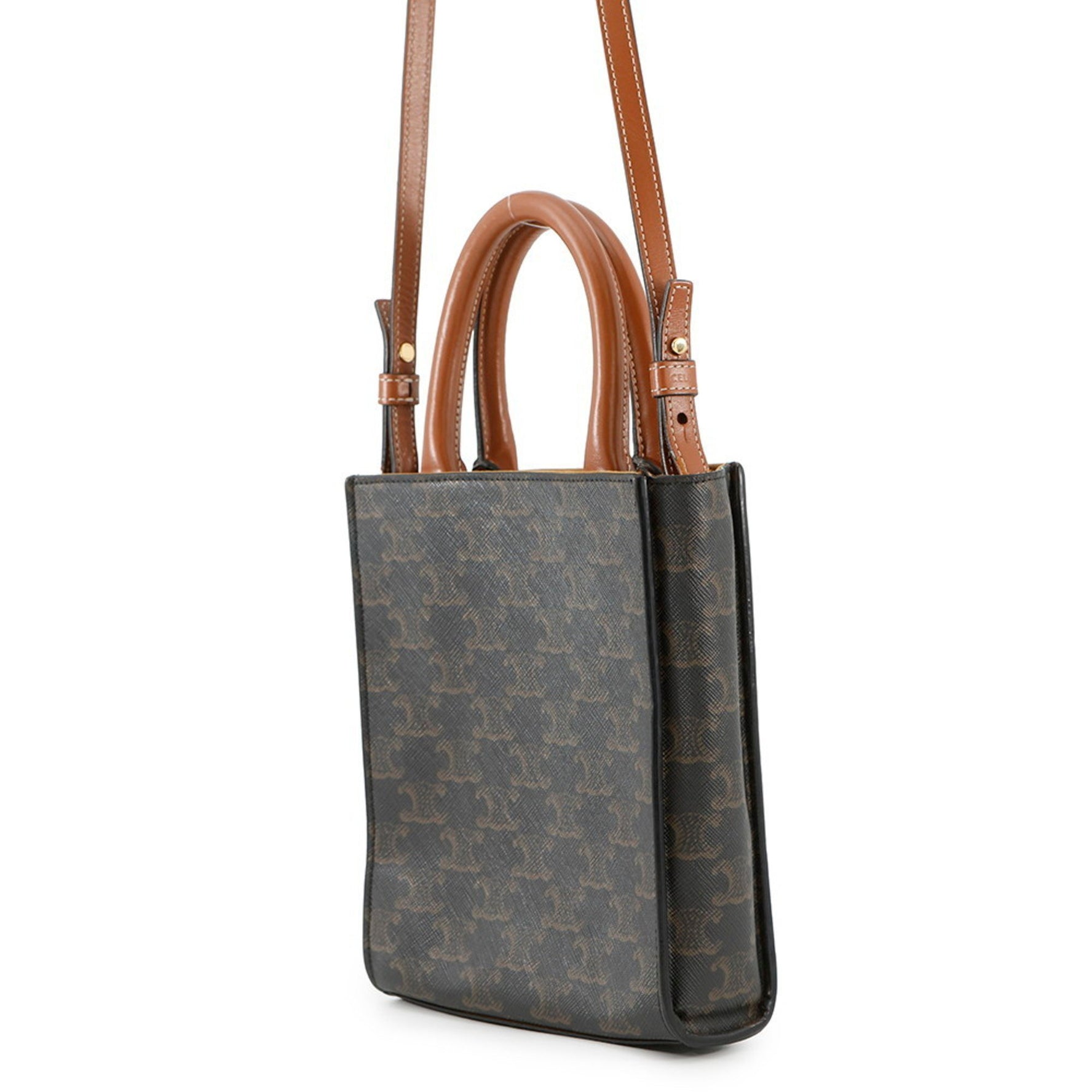 Celine Triomphe Mini Vertical Cabas Handbag