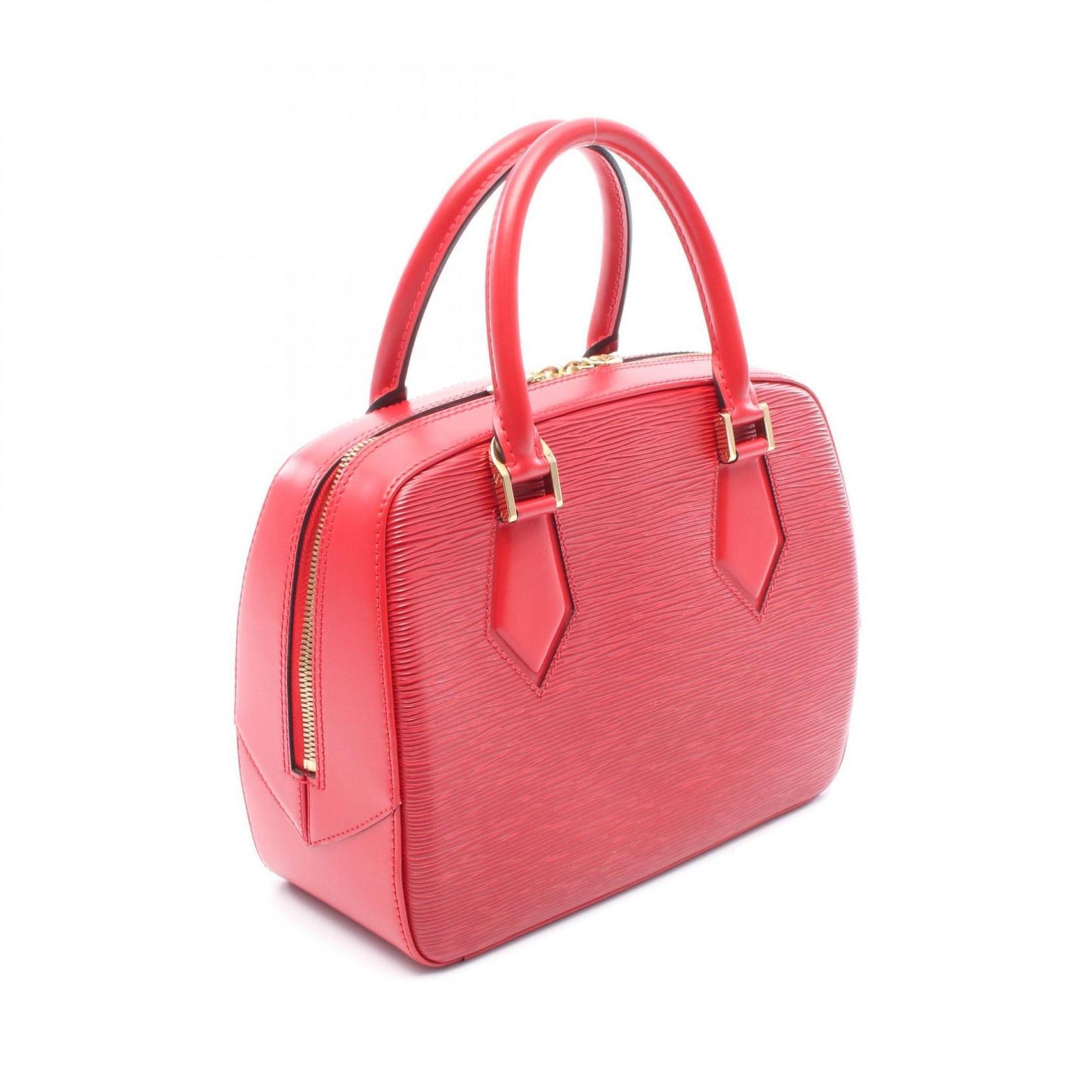 Louis Vuitton Sablon Handbag, Epi Leather, Red