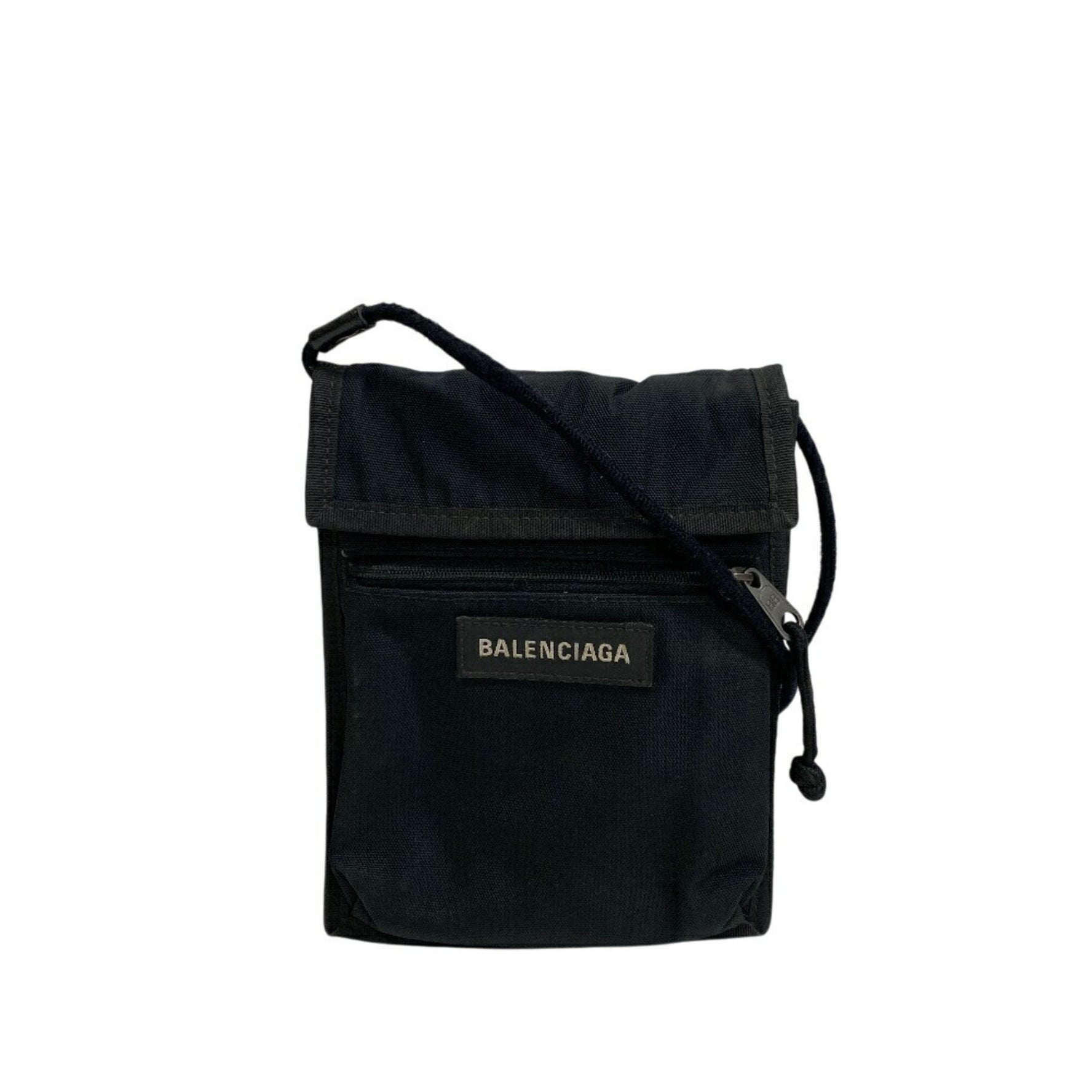 BALENCIAGA Explorer Small Pouch Shoulder Bag (532298) in Black for Men and Women