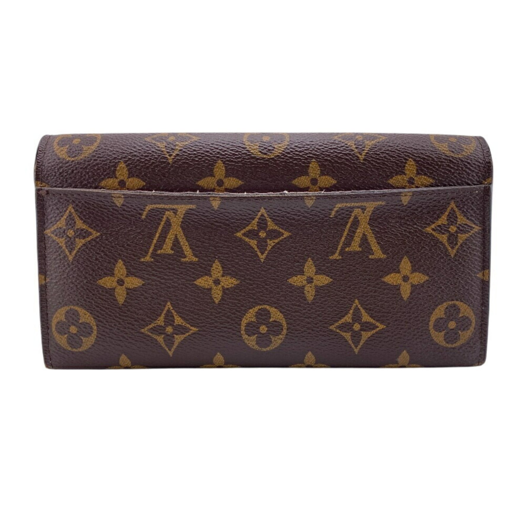 LOUIS VUITTON Louis Vuitton Wallet M62235 Portefeuille Sarah Monogram Long Brown Women's