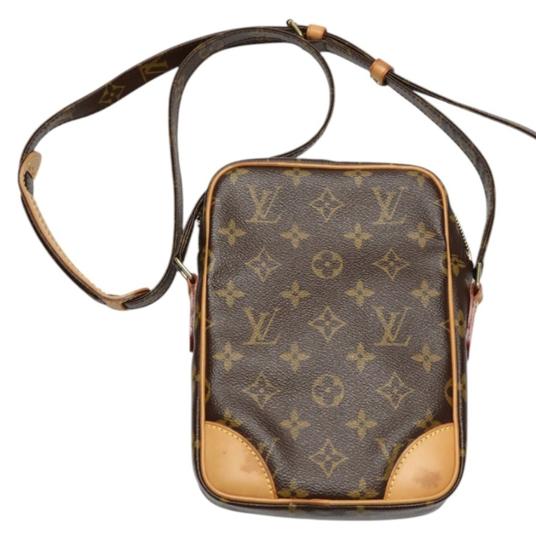 Louis Vuitton LOUIS VUITTON Shoulder Bag Monogram Danube Canvas M45266 Brown LV