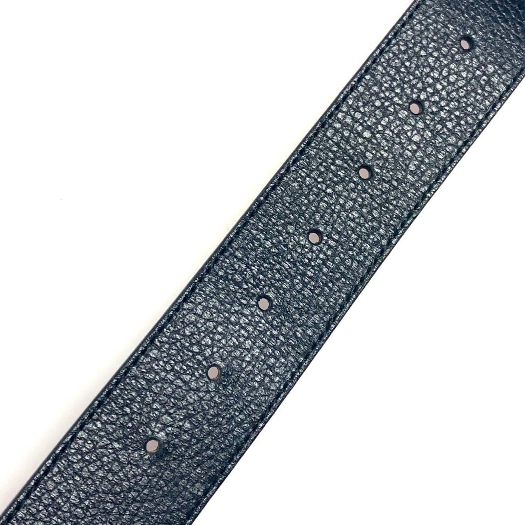 GUCCI Double G Logo Buckle Accessory Belt Leather Men's Red Like New