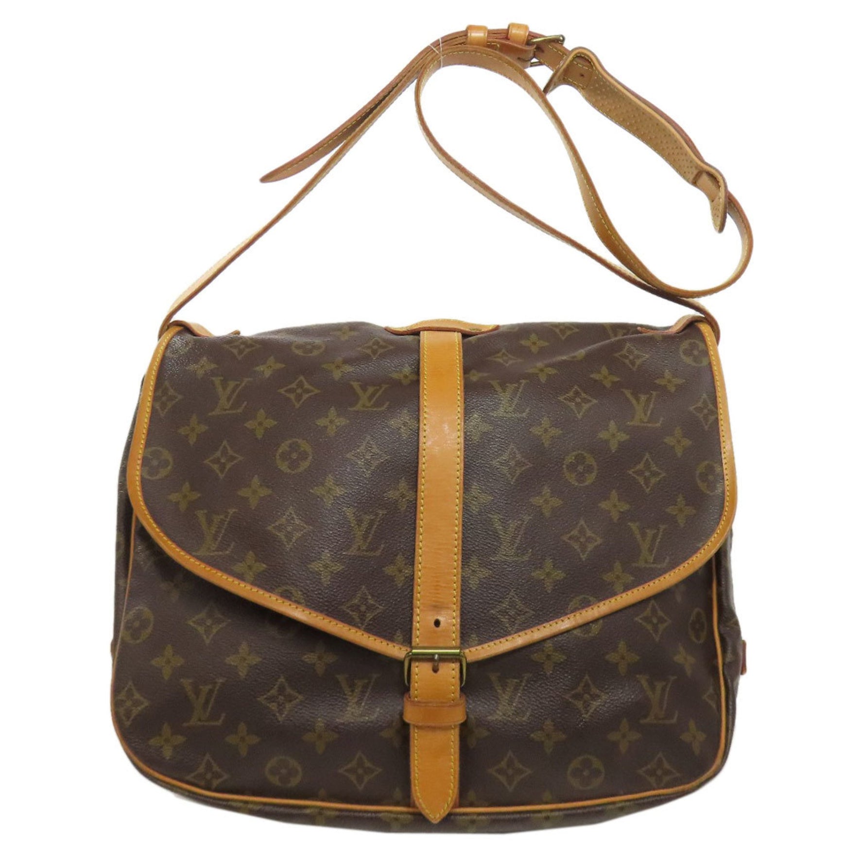 Louis Vuitton Saumur 35 Shoulder Bag Canvas LOUIS VUITTON