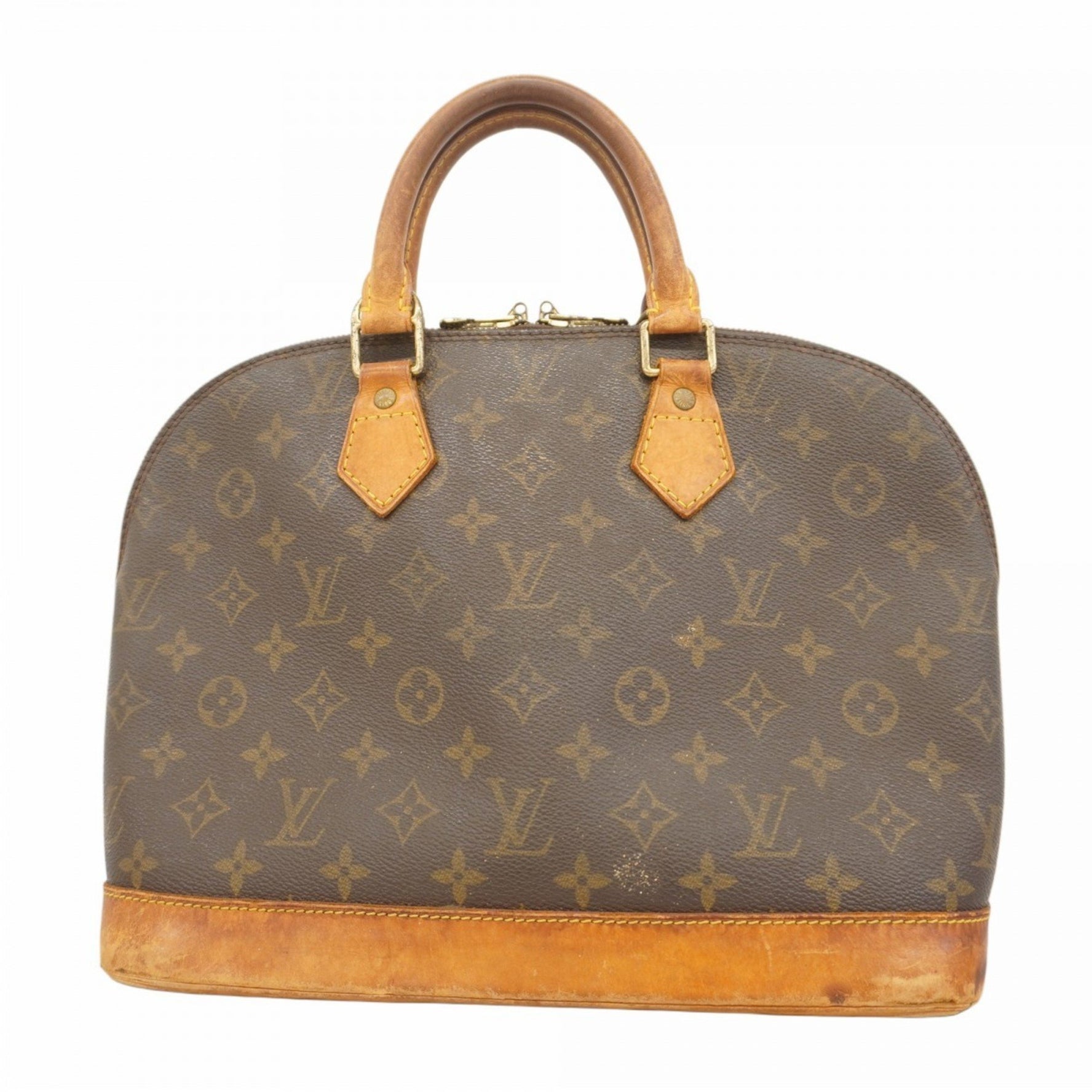 Louis Vuitton Monogram Alma Handbag M51130 Brown Women's