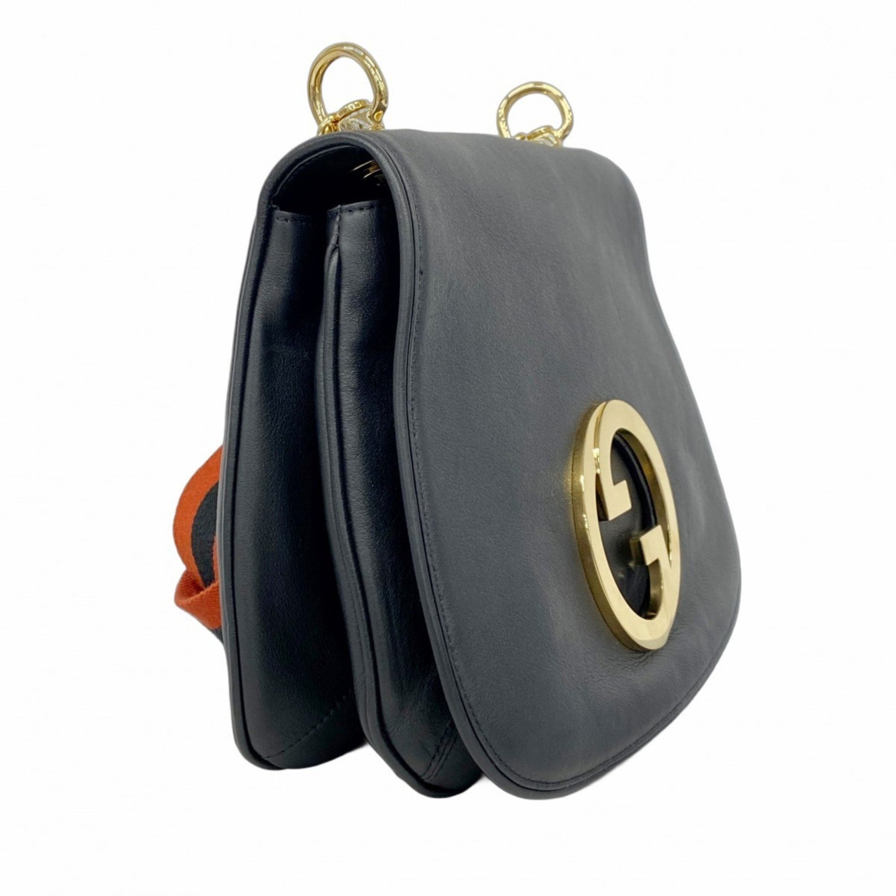 Gucci Blondie Shoulder Bag Leather Black Women's