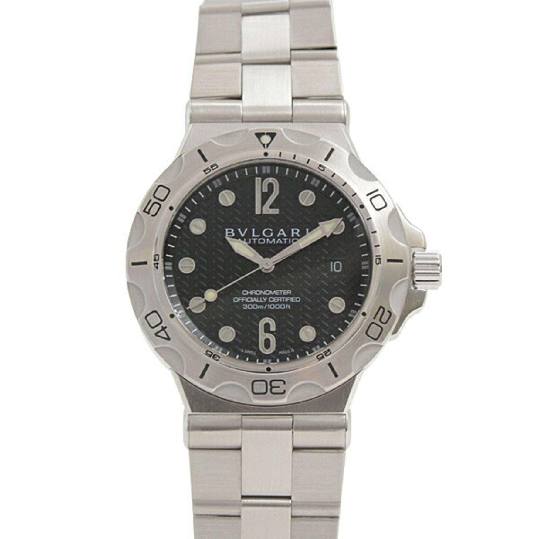 Bvlgari Watch Diagono Professional Scuba Automatic Stainless Steel SS