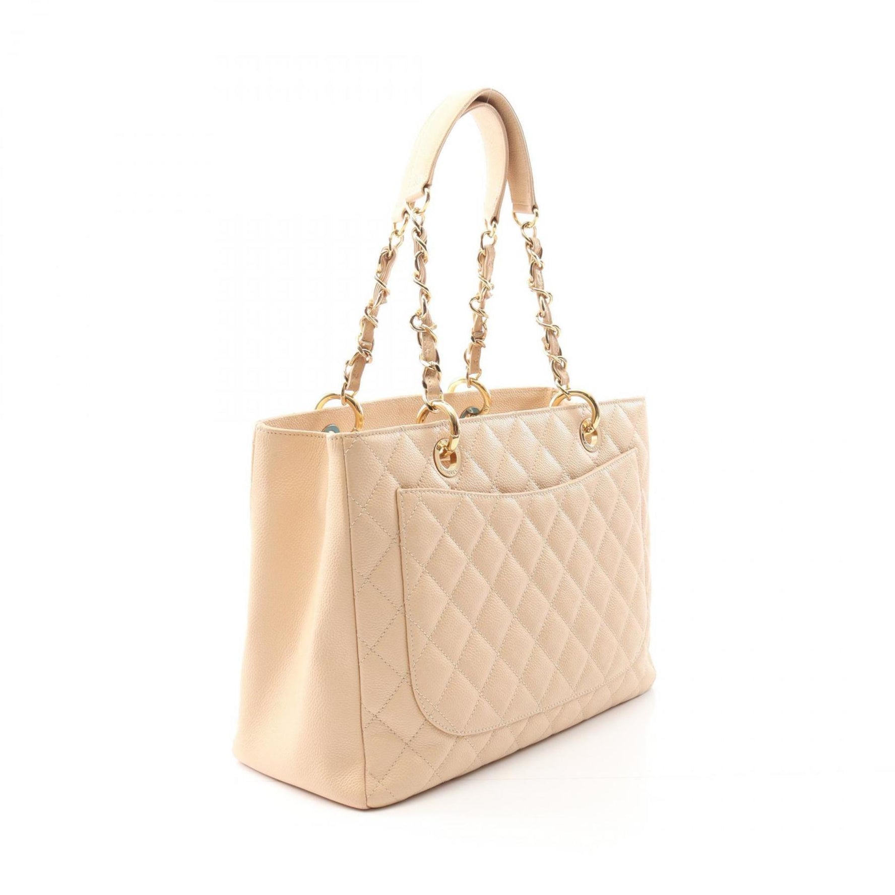 CHANEL Matelasse Grand Shopping GST Tote Bag in Grained Calfskin Leather