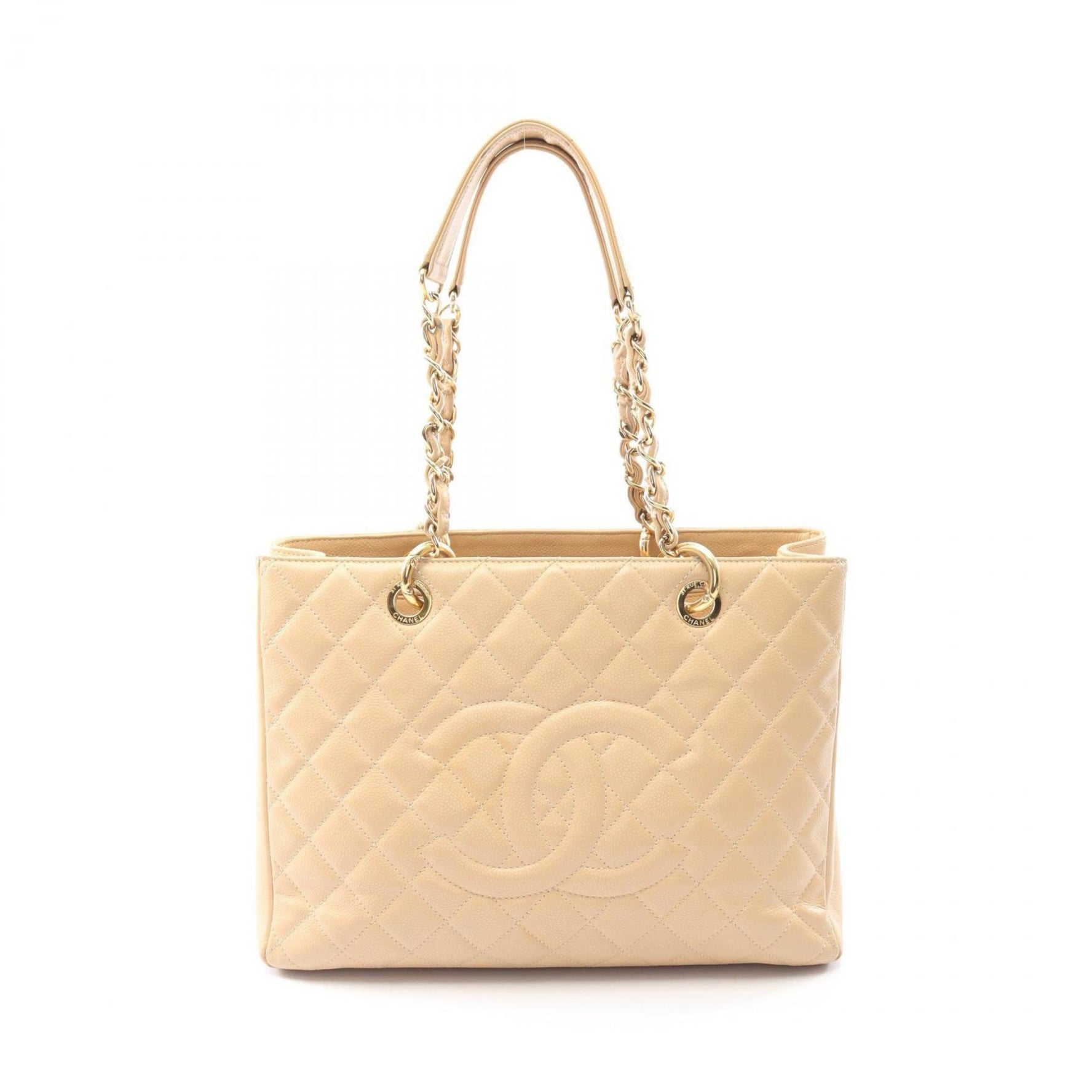 CHANEL Matelasse Grand Shopping GST Tote Bag in Grained Calfskin Leather