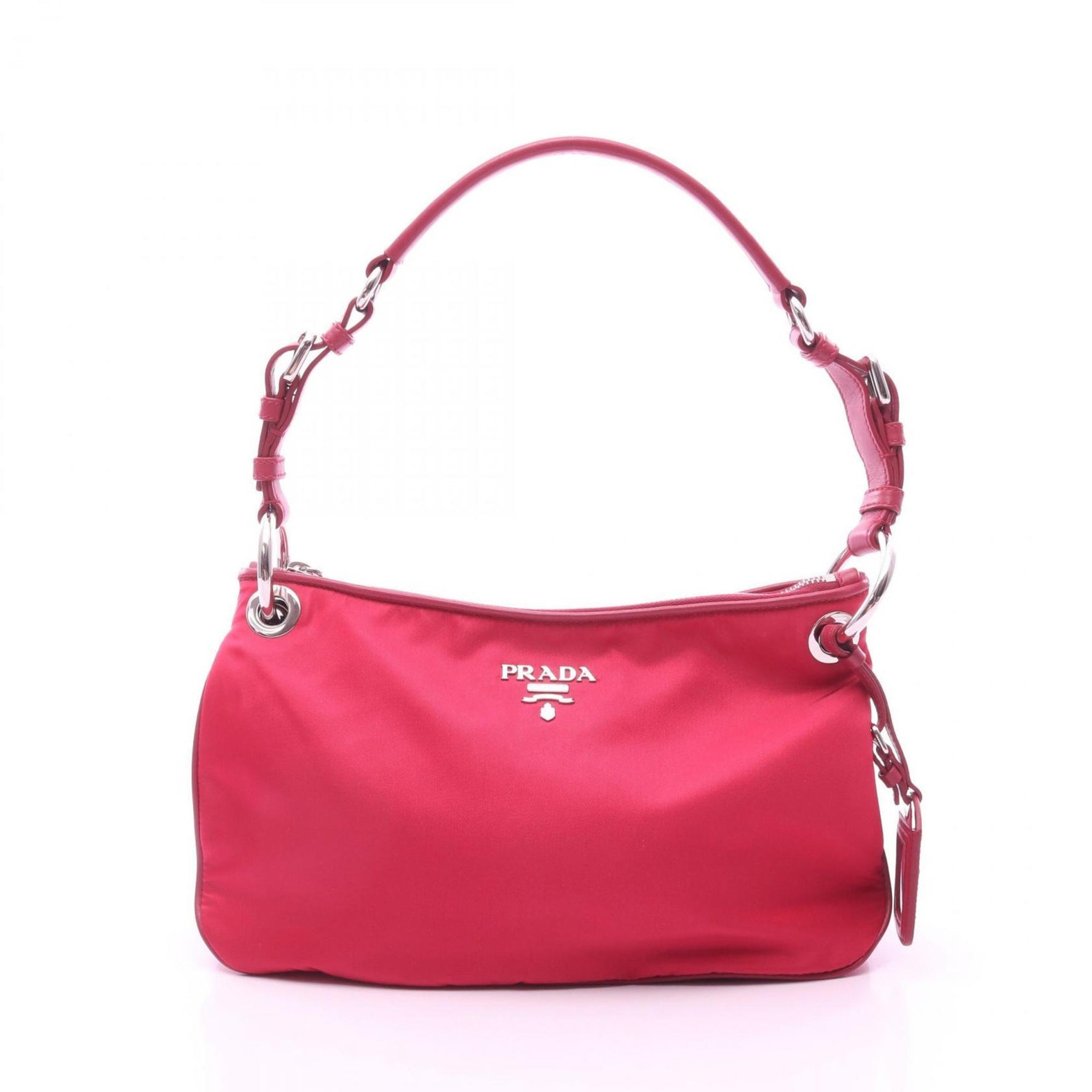Prada TESSUTO+SOFT CA Shoulder Bag in Nylon and Leather
