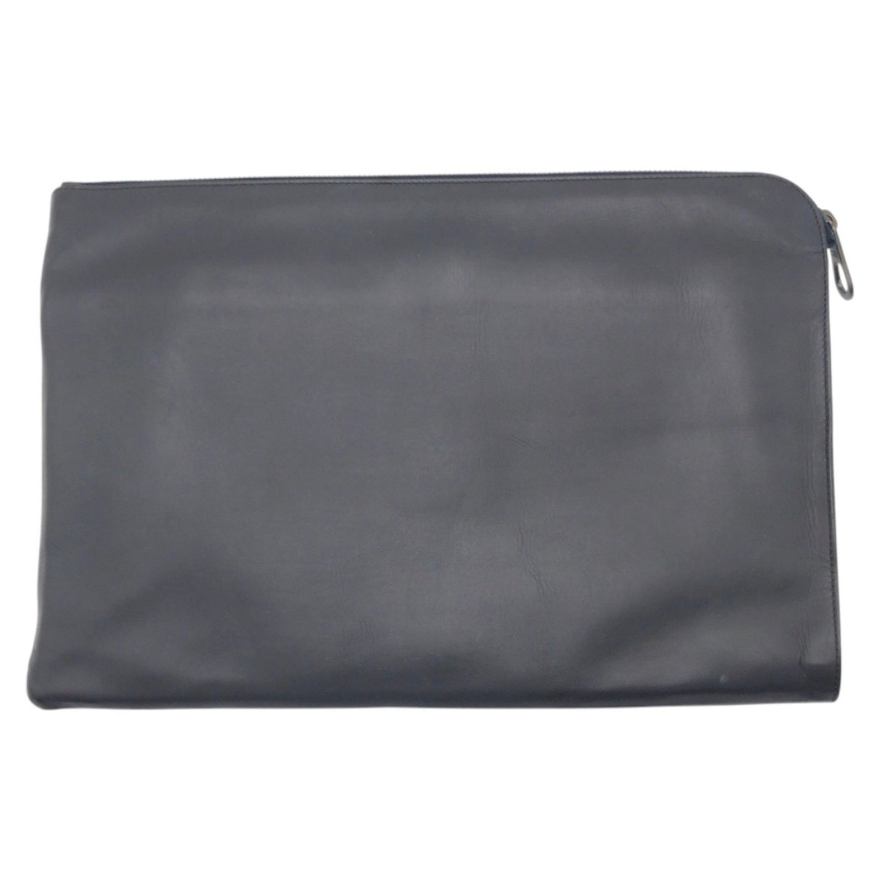 BOTTEGA VENETA Navy, Black, Khaki Leather Clutch Bag, Second