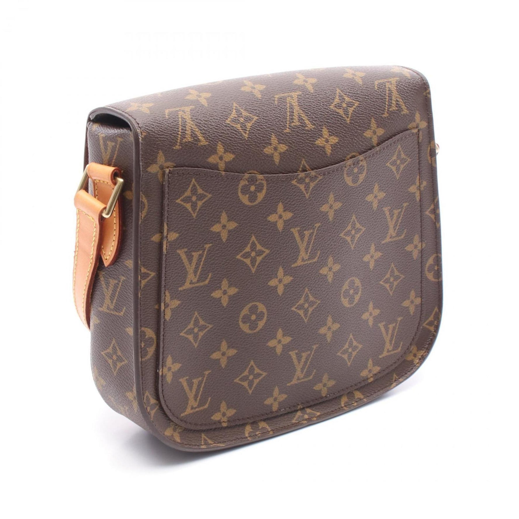 Louis Vuitton Saint-Cloud GM Monogram Shoulder Bag, Coated Canvas and Leather