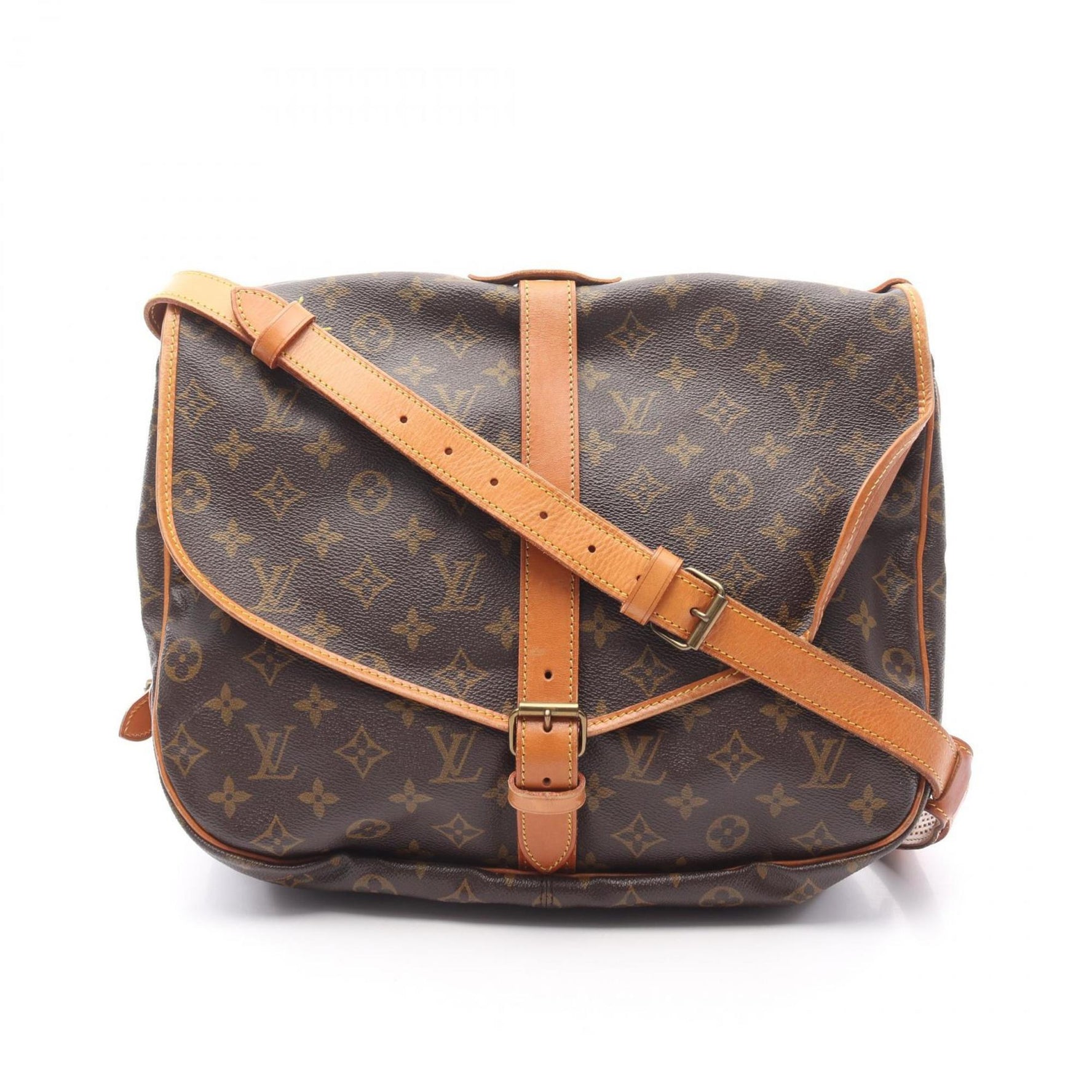 Louis Vuitton Saumur 35 Shoulder Bag, Coated Canvas and Leather, Monogram