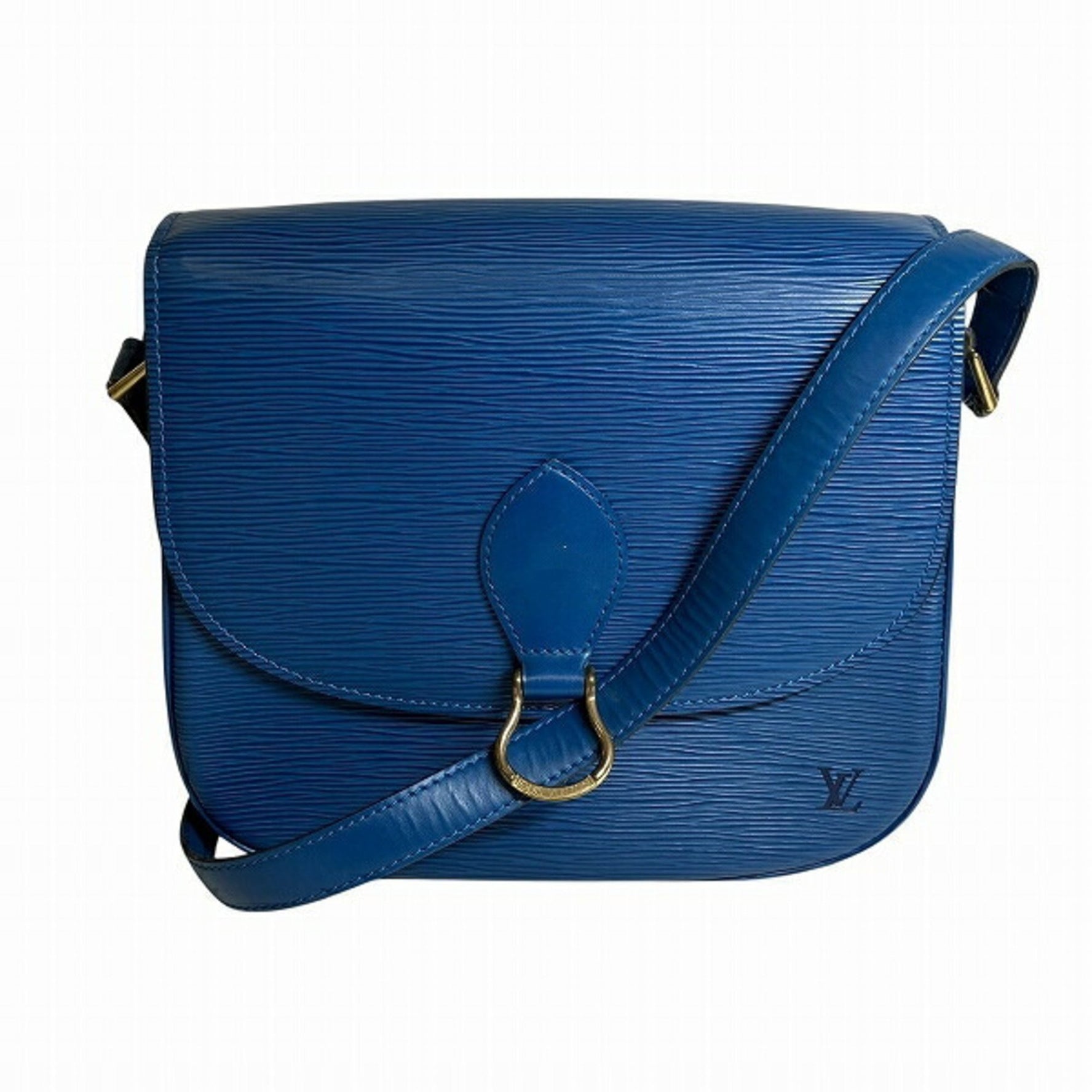 Louis Vuitton Epi Toledo Blue Saint-Cloud Shoulder Bag