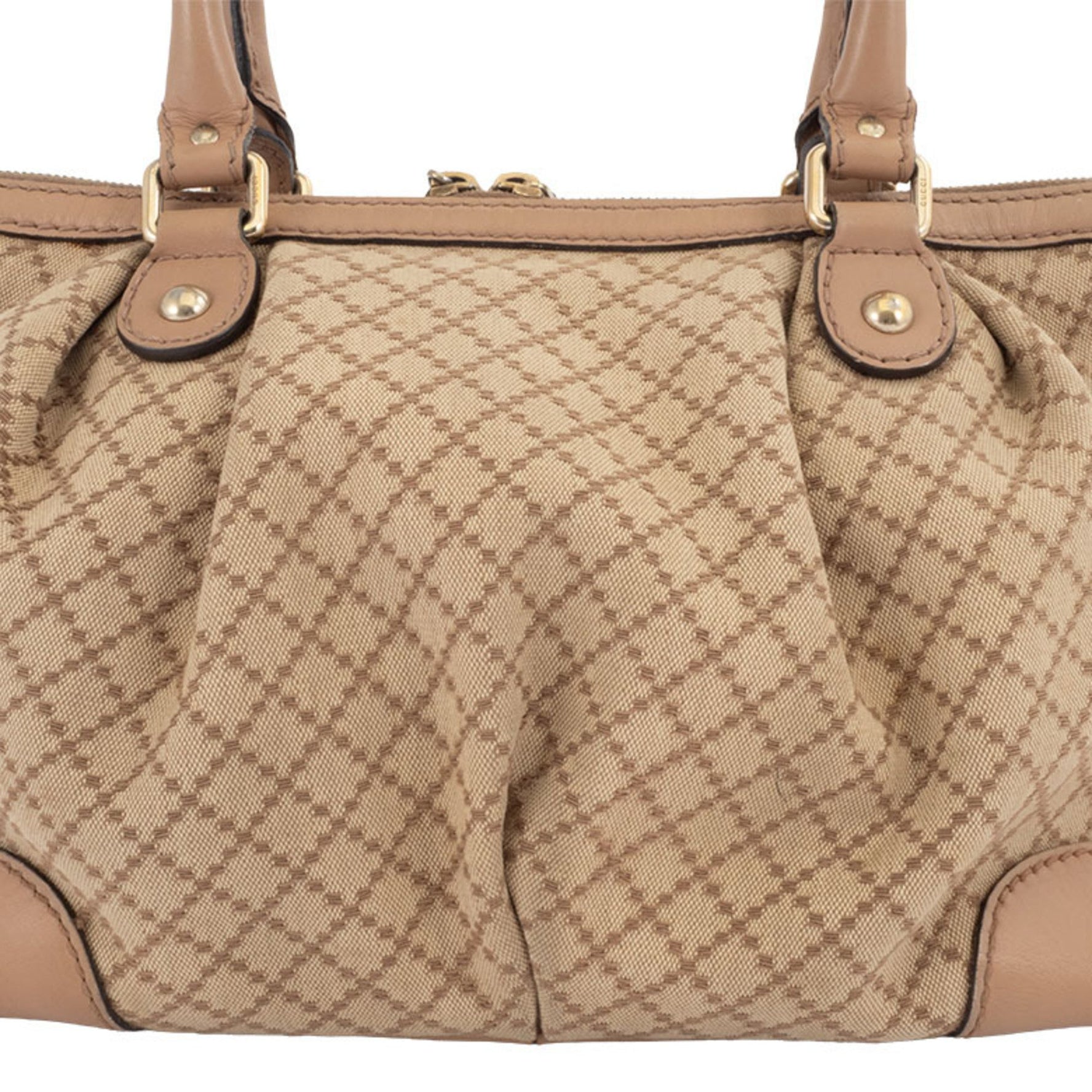 Gucci Diamante Sukey Handbag Shoulder Bag Canvas | Leather