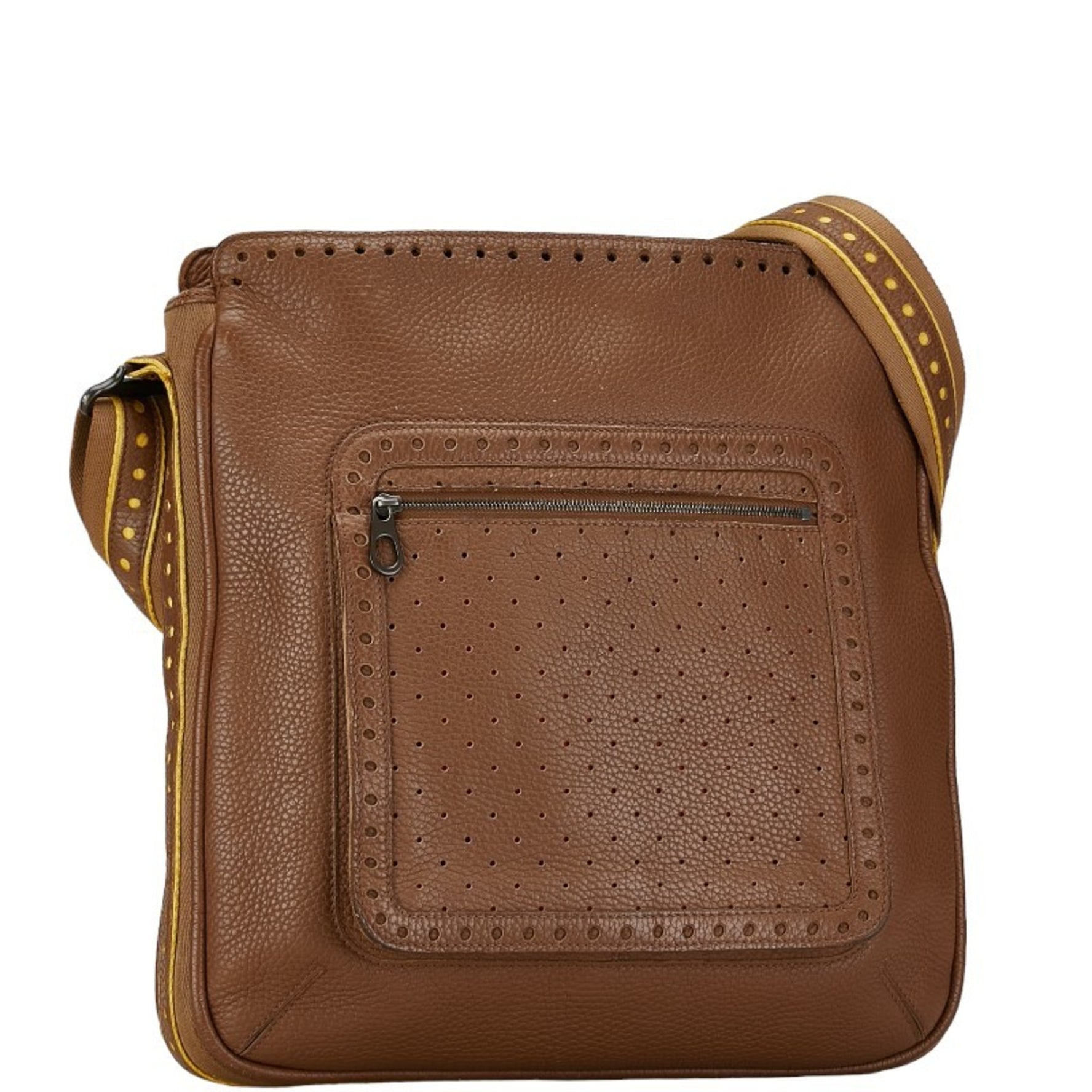 Bottega Veneta Perforated Shoulder Bag Leather BOTTEGAVENETA