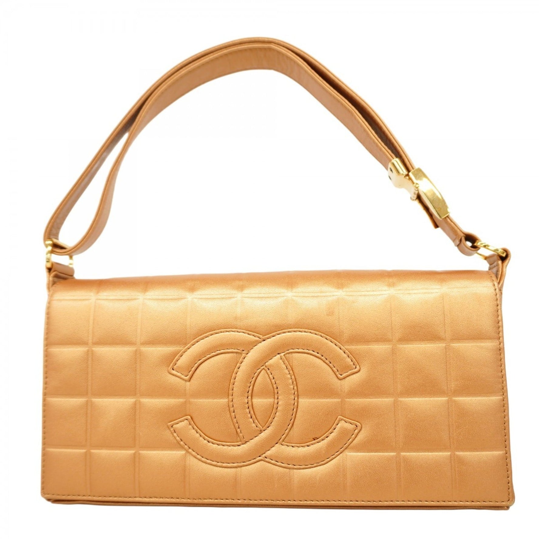 Chanel Chocobar Shoulder Bag, Lambskin