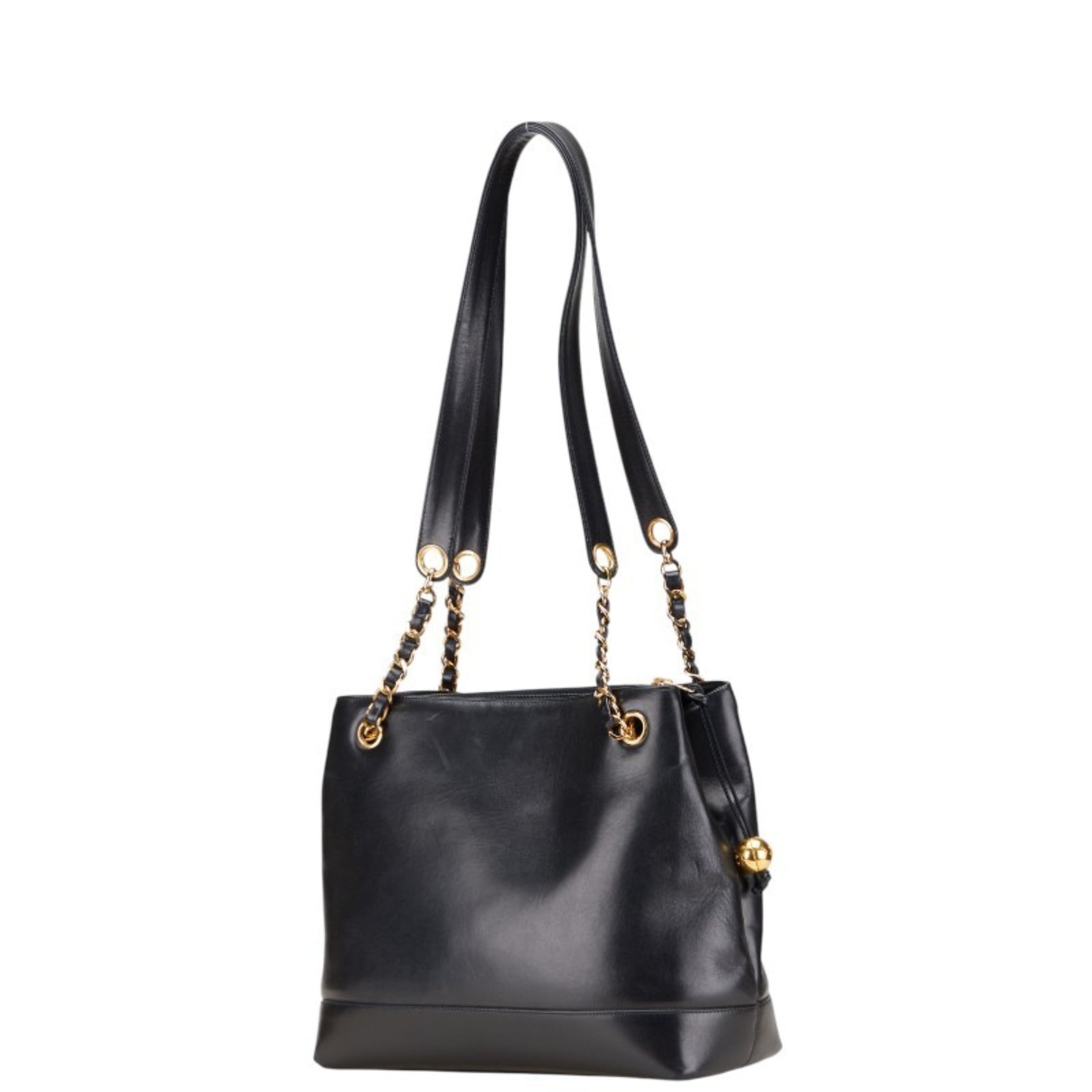 CHANEL Coco Mark Tote Bag Lambskin