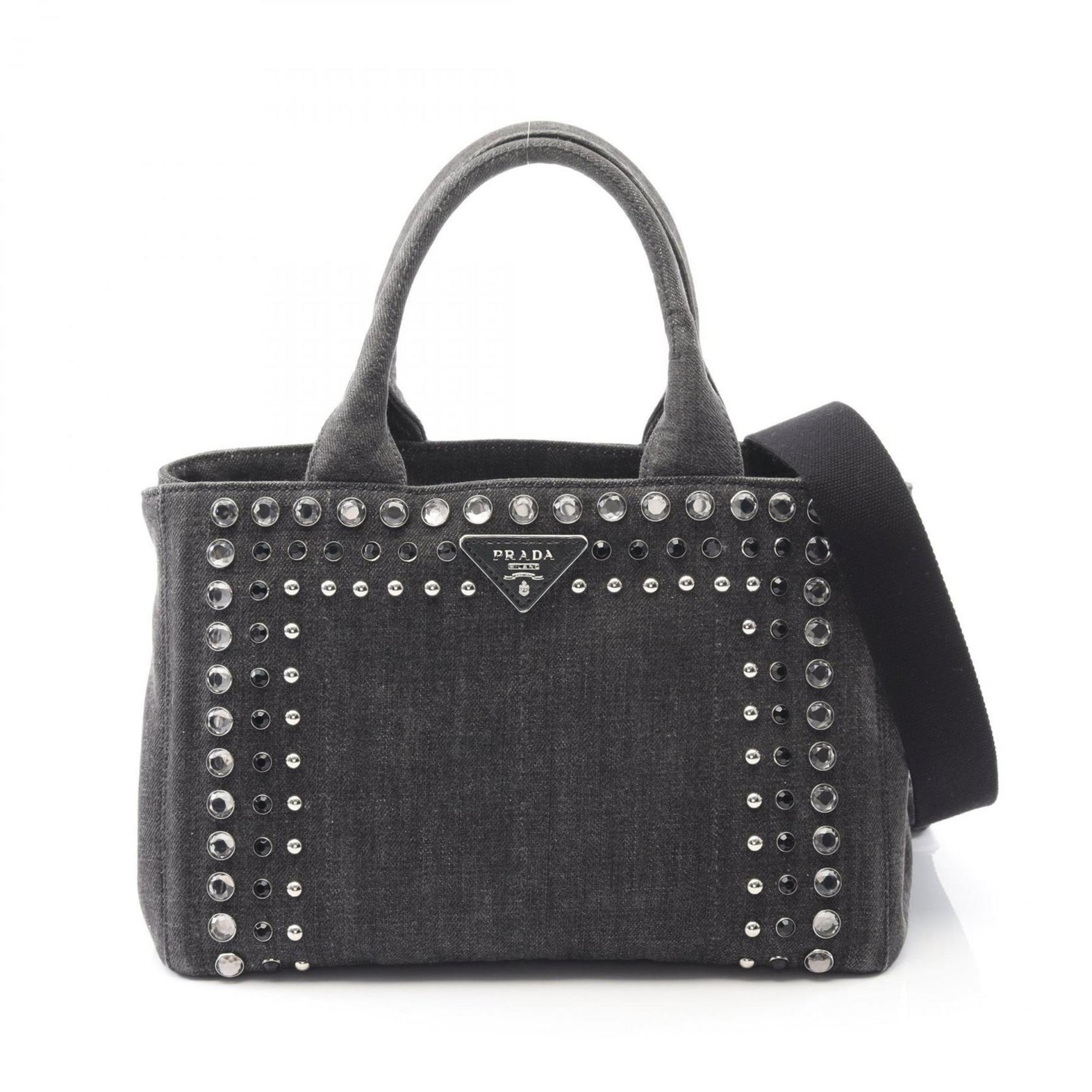 Prada Canapa Tote Bag, Denim