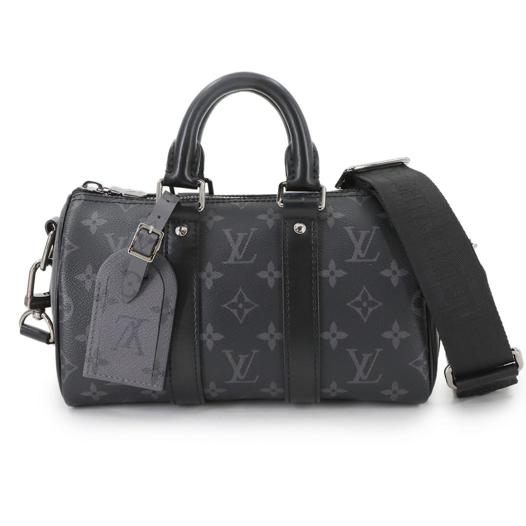 Louis Vuitton Monogram Eclipse Reverse Keepall Bandouliere 25 2-way Hand/Shoulder Bag RFID M46271