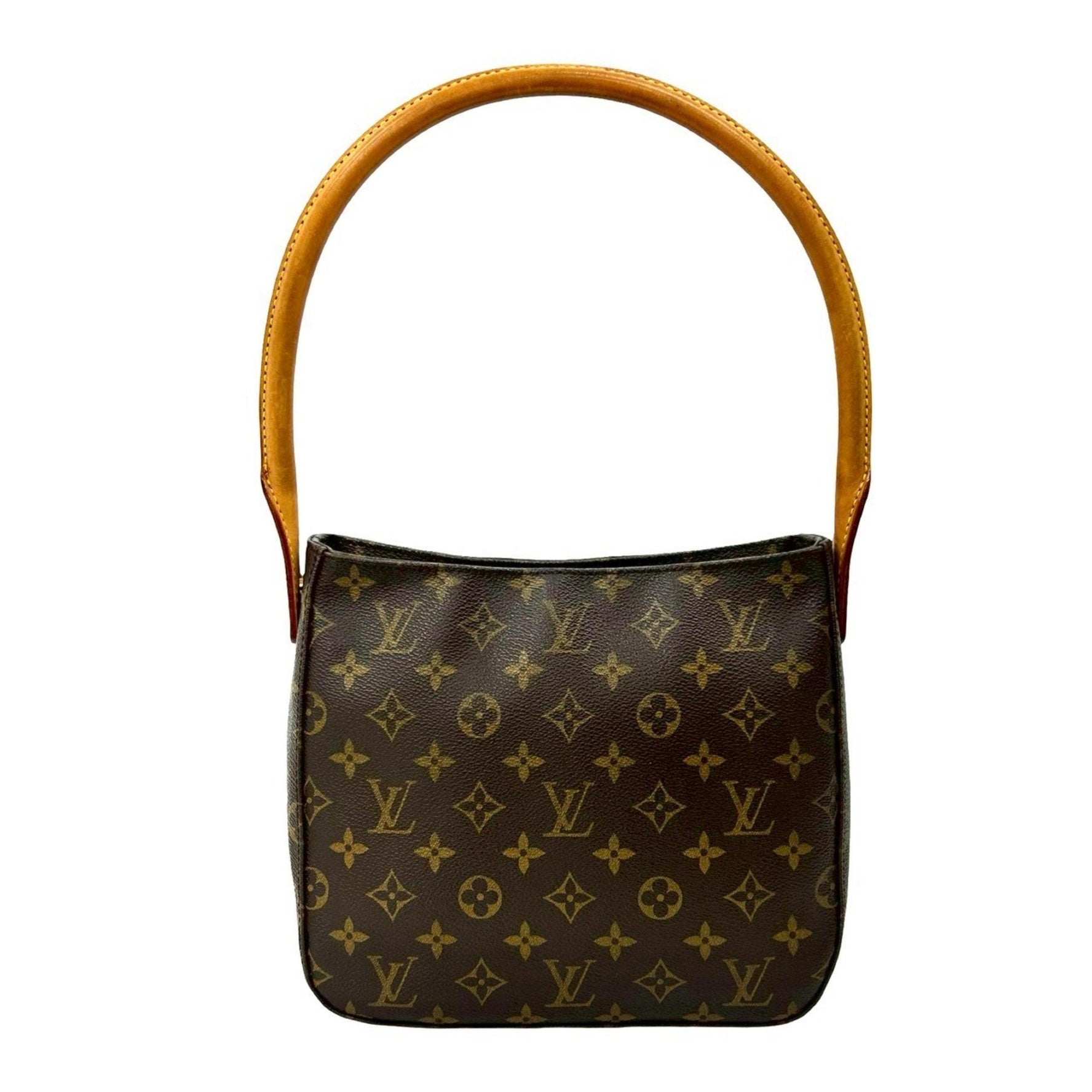 LOUIS VUITTON Vintage Looping MM Monogram Leather Semi-One Shoulder Bag