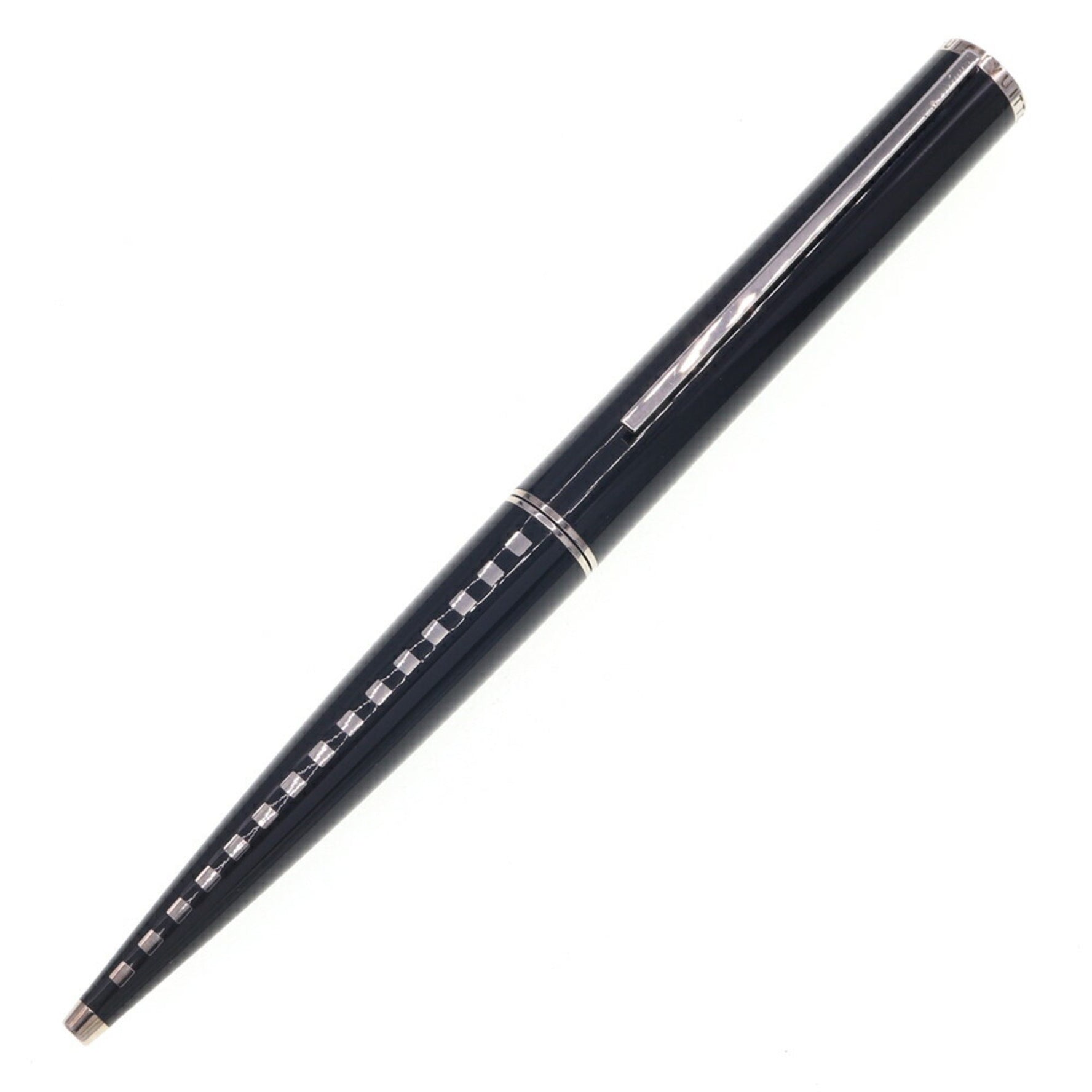 Louis Vuitton Jet Ligne Ballpoint Pen Black/Silver Twist-Type