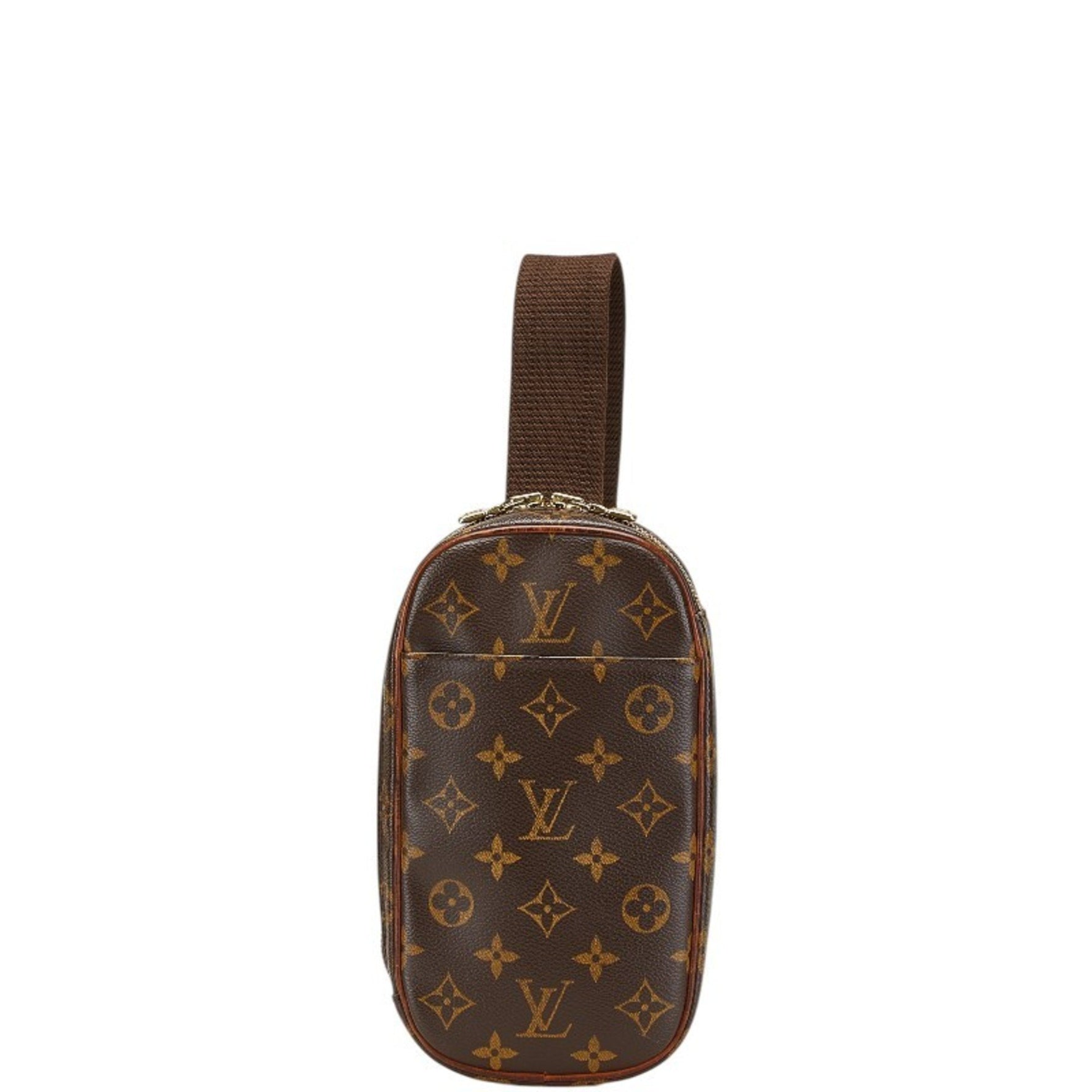 Louis Vuitton Monogram Pochette Ganju Body Bag/Waist Bag PVC Leather