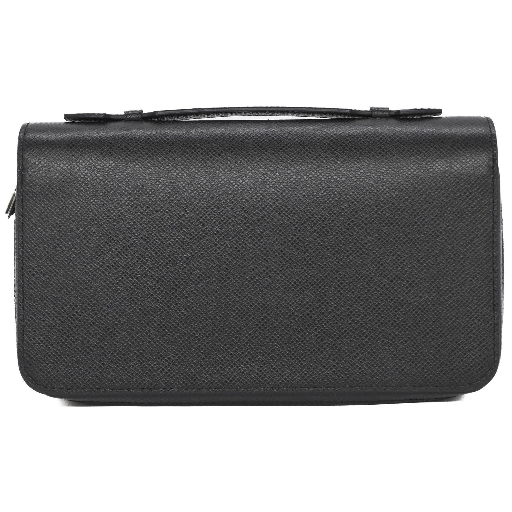 LOUIS VUITTON Taiga Zippy XL Wallet, Calfskin, Men's/Women's
