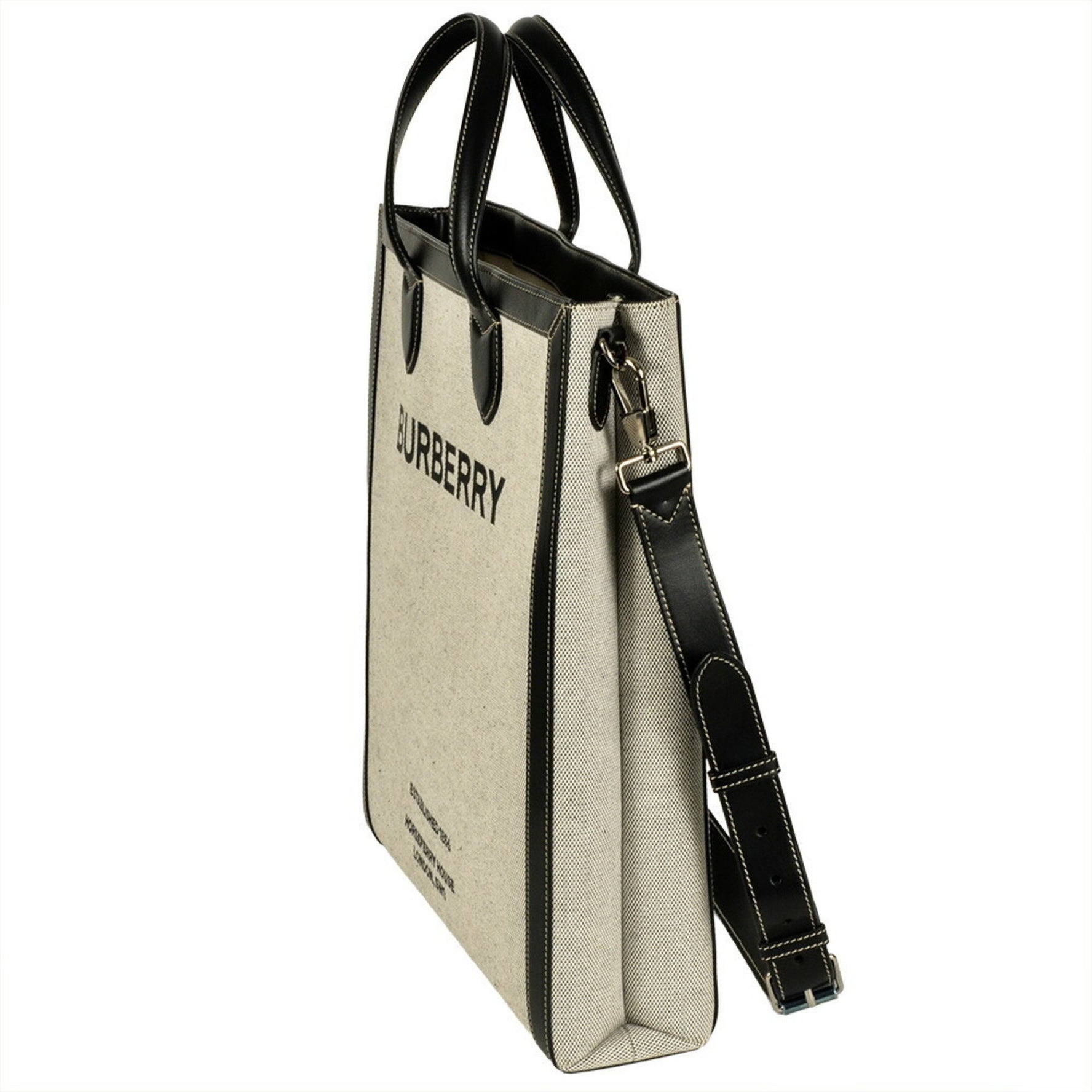 Burberry Horseferry Print Shoulder Bag Canvas