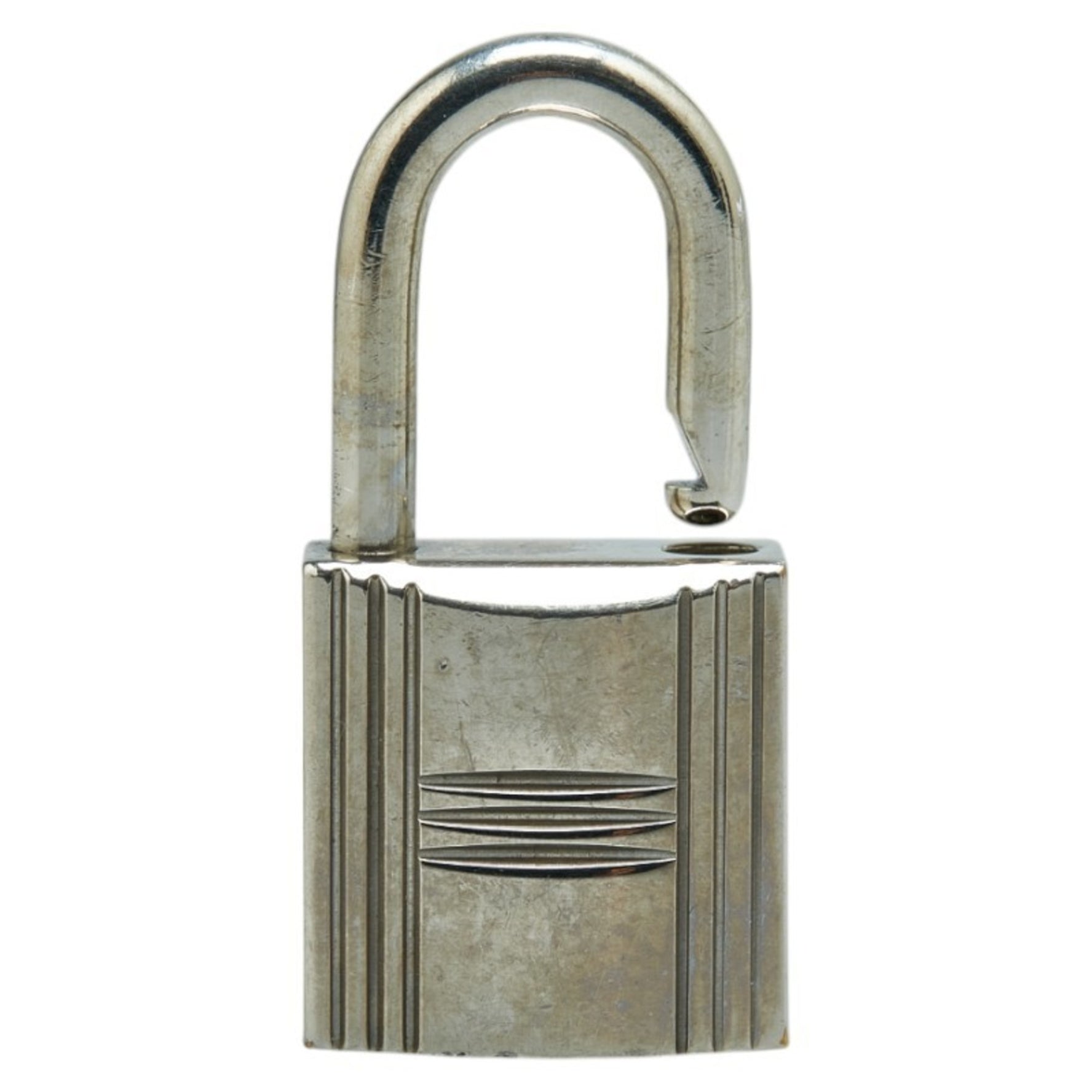 Hermes Padlock Silver Metal Cadena for Women HERMES