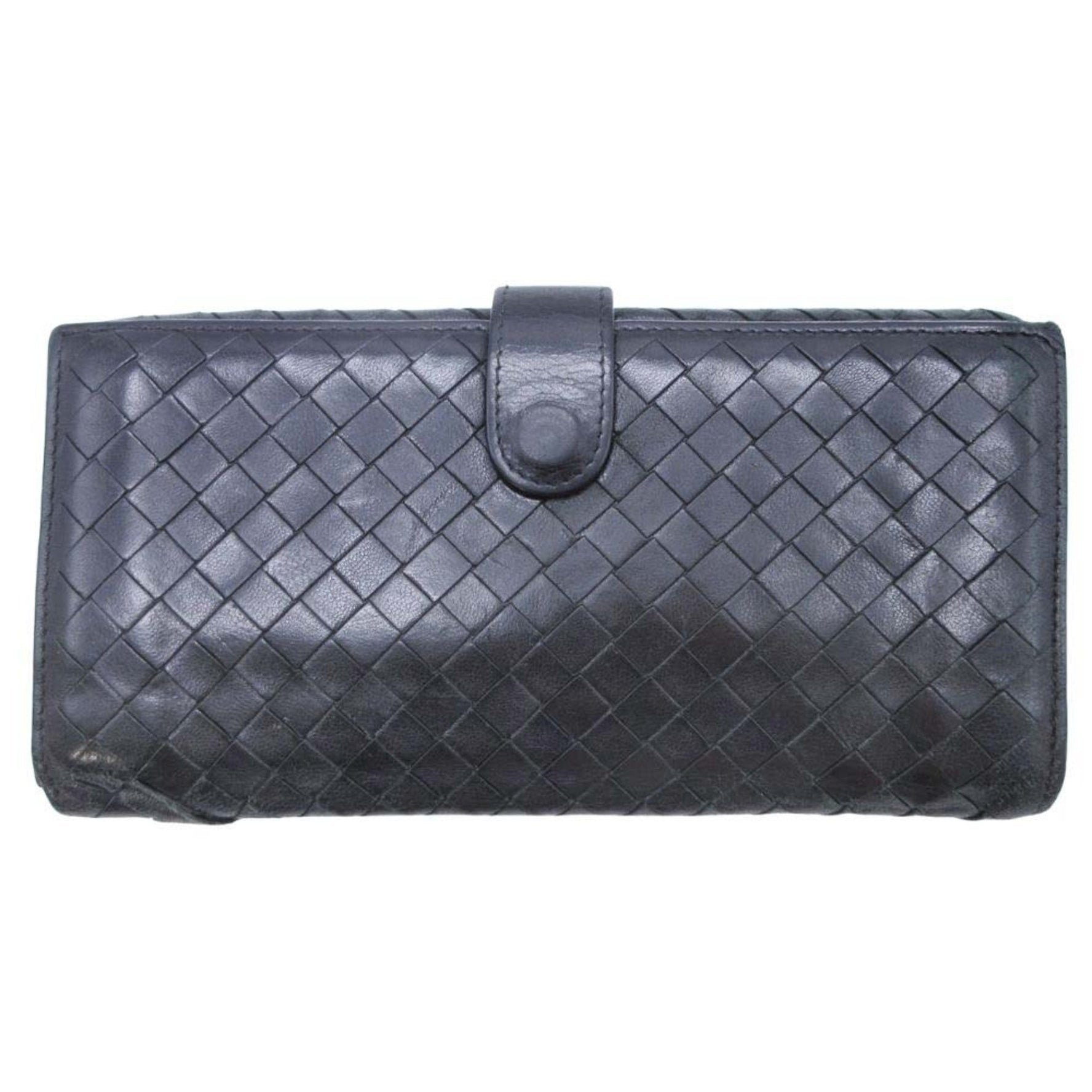 BOTTEGA VENETA Intrecciato Long Wallet with Coin Purse