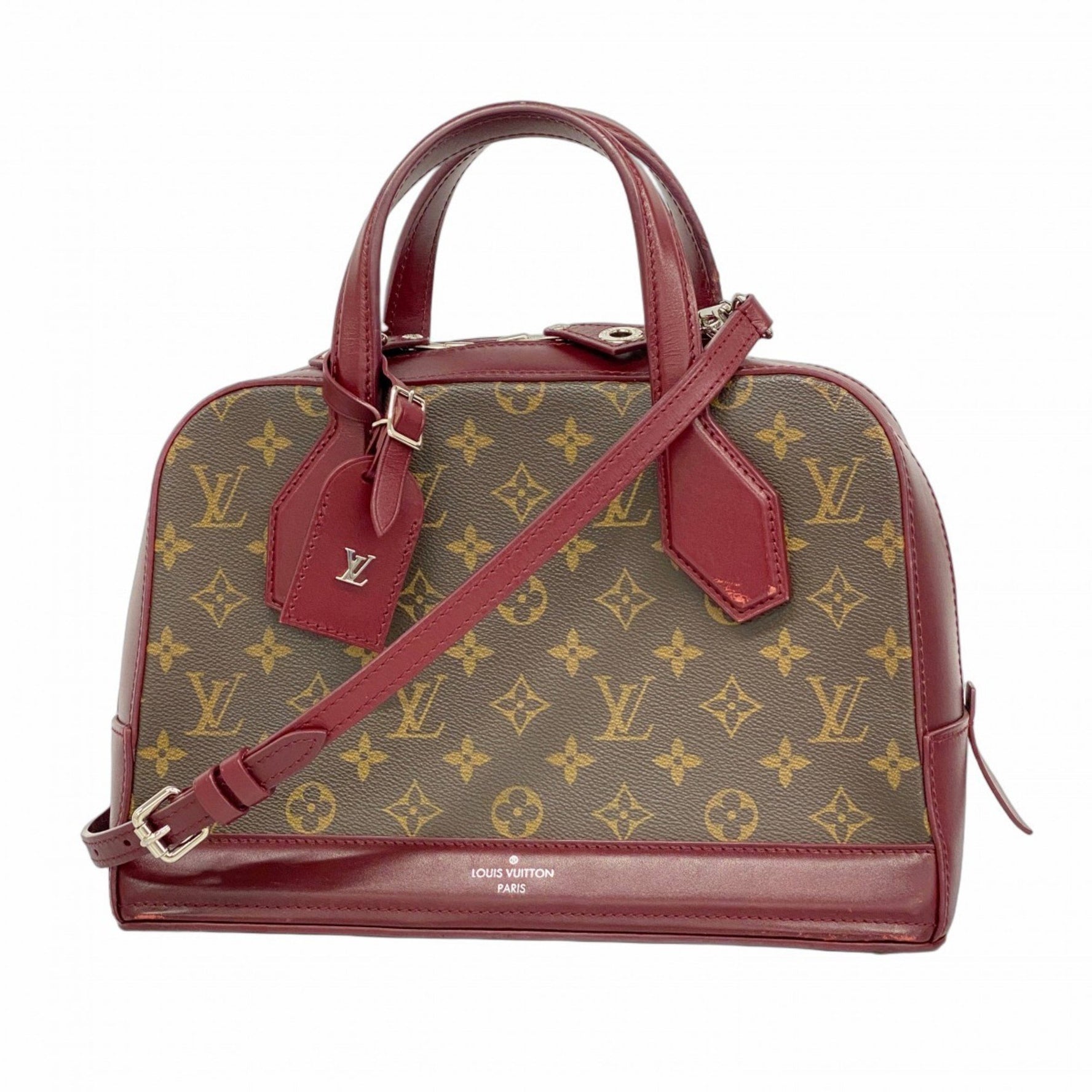 Louis Vuitton Monogram Dora PM Handbag Brown/Bordeaux Bag