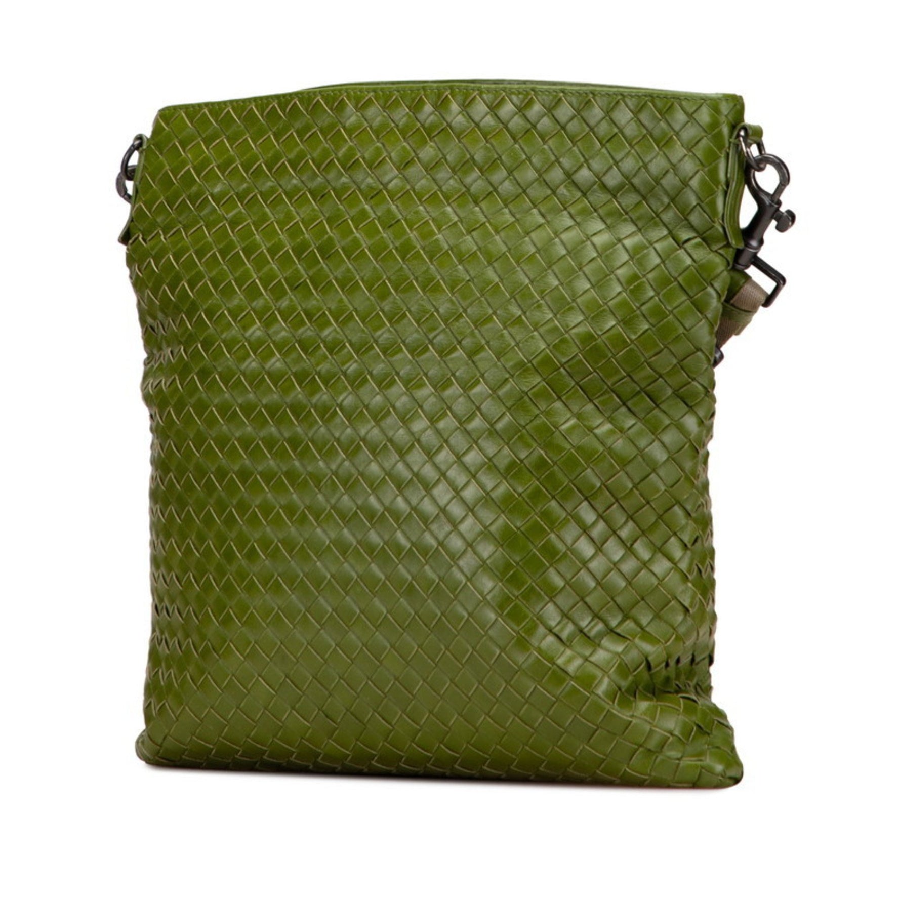 Bottega Veneta Intrecciato Crossbody Shoulder Bag in Leather