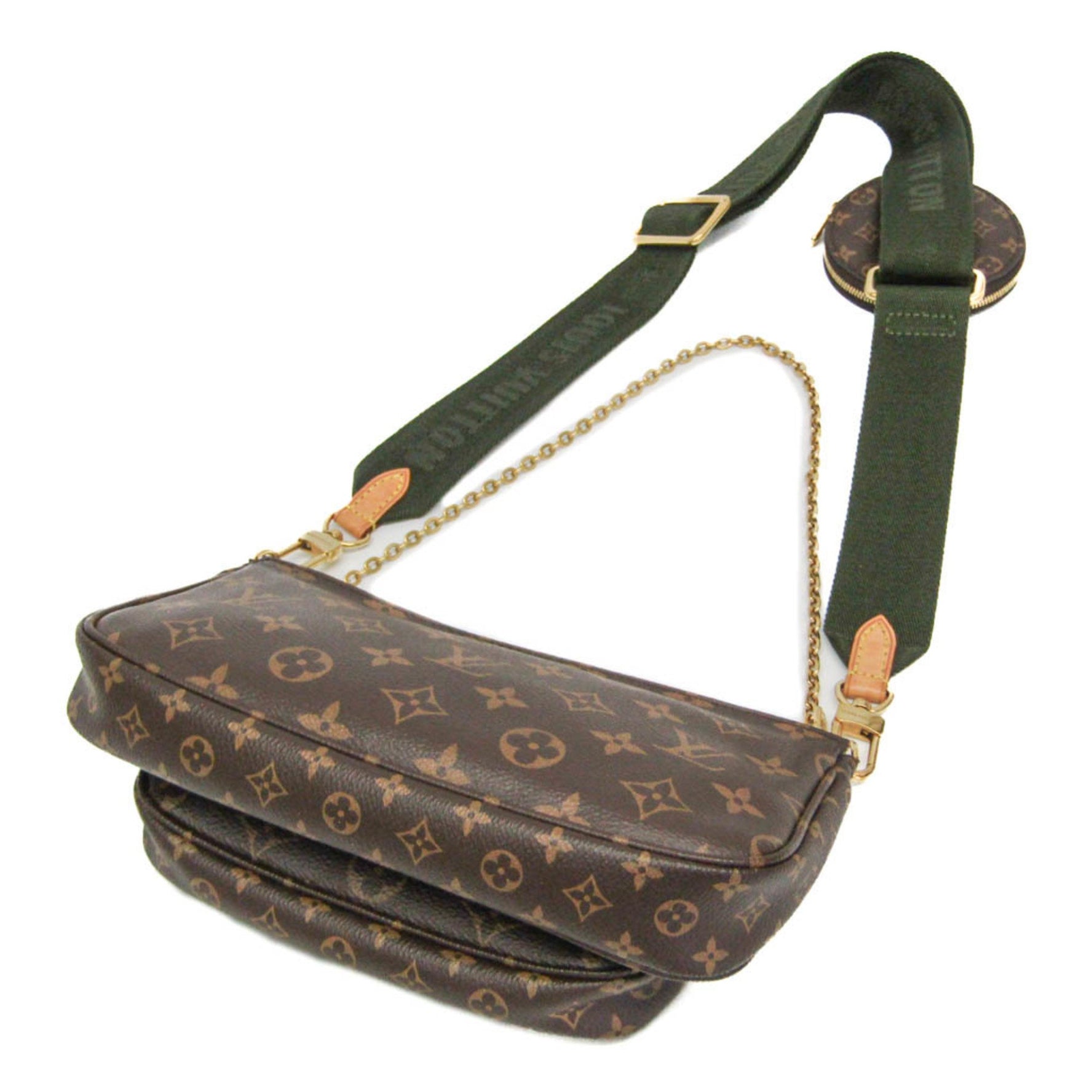 Louis Vuitton Monogram Multi Pochette Accessoires Pouch,Shoulder Bag Khaki,Monogram