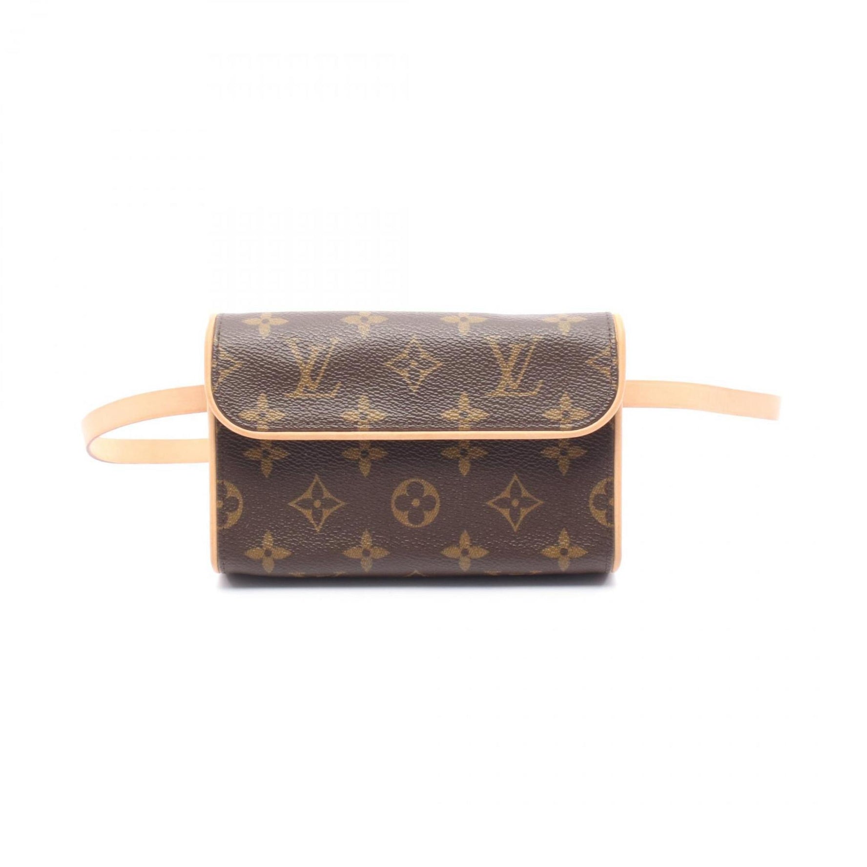 Louis Vuitton Pochette Florentine Monogram Waist Bag Body Coated Canvas Leather